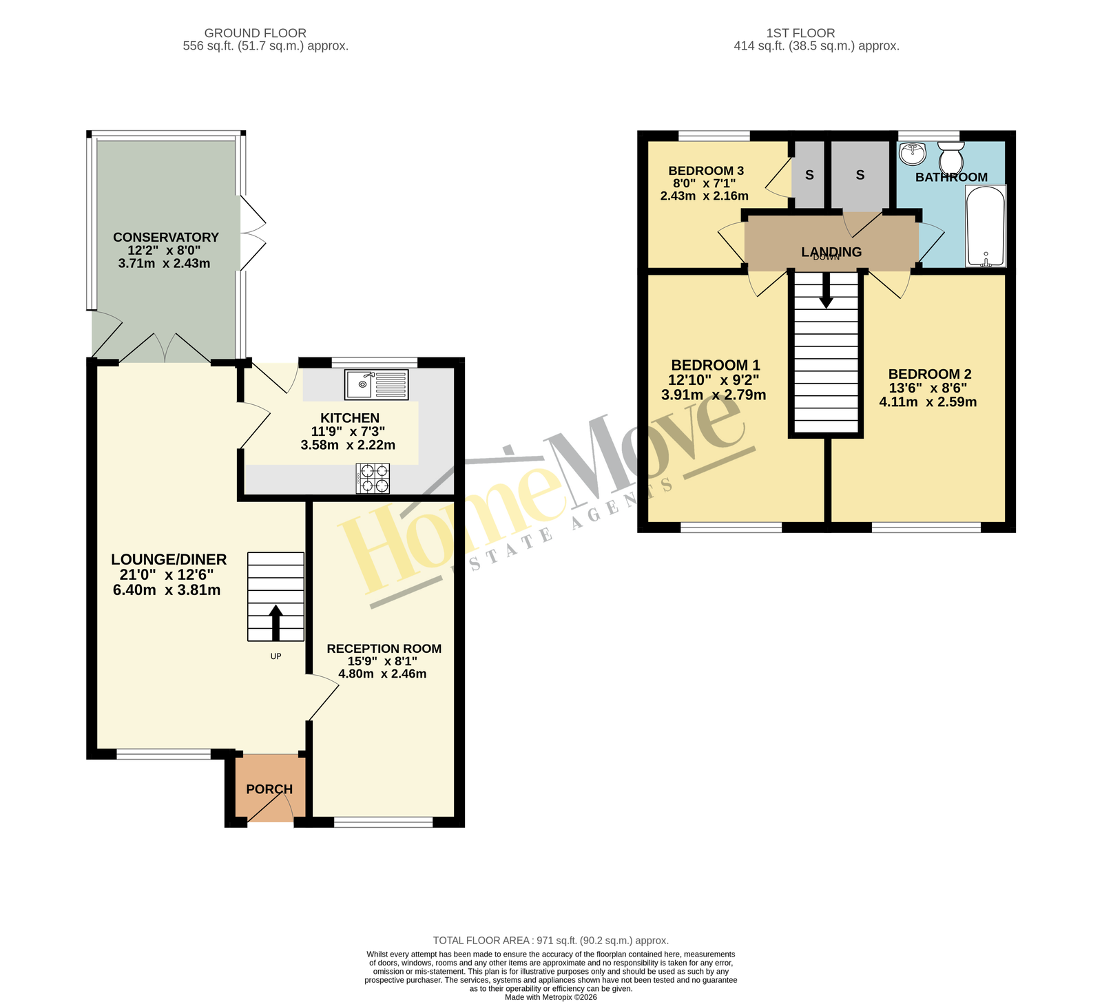 84, Richmond Drive, Skegness floorplan