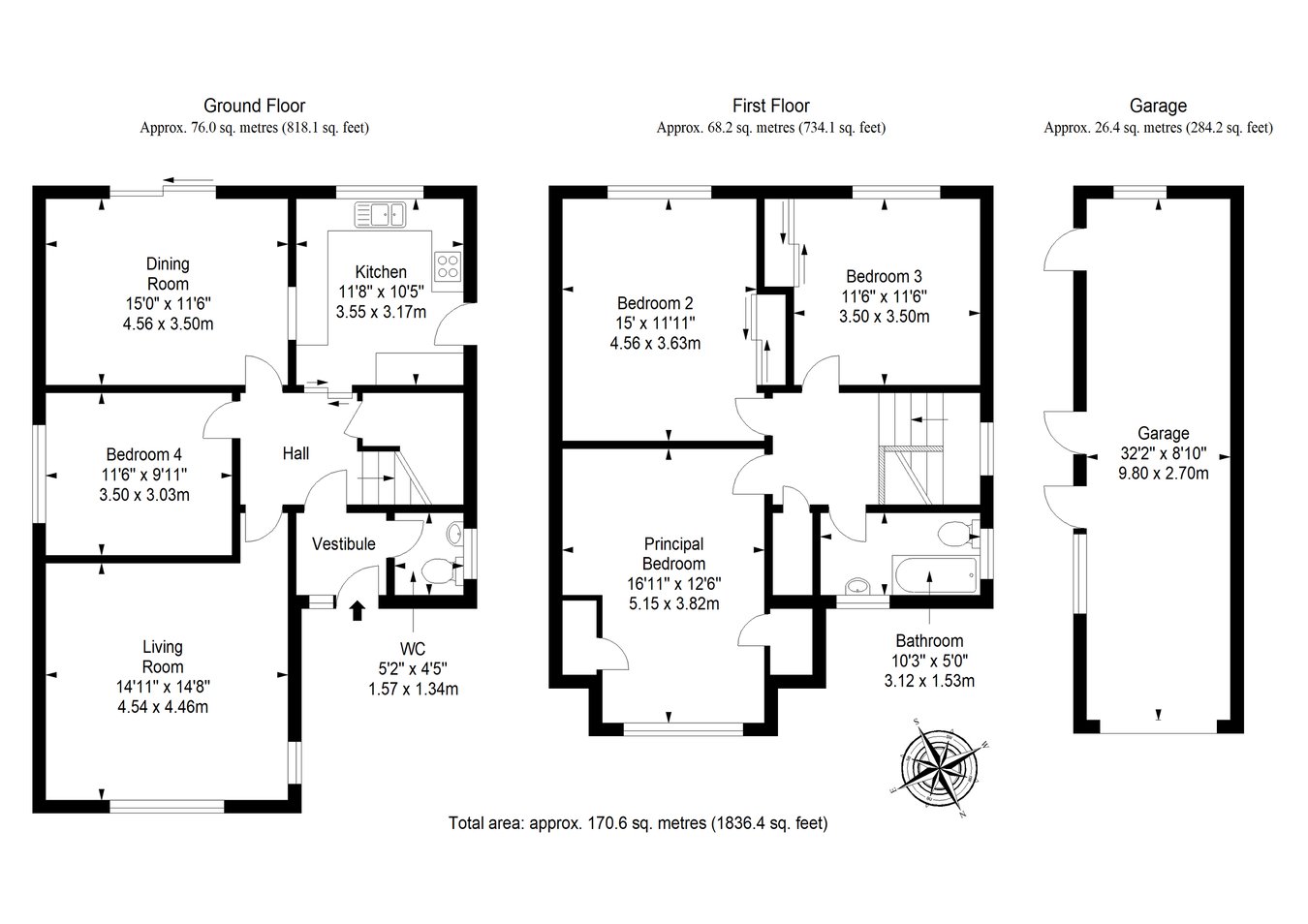 Courtlands, 1 Claybraes, St Andrews floorplan