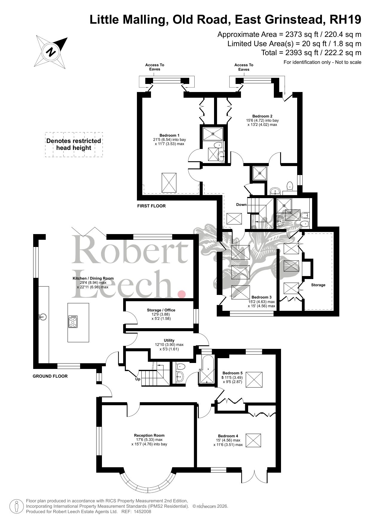 Little Malling, Old Road, East Grinstead floorplan