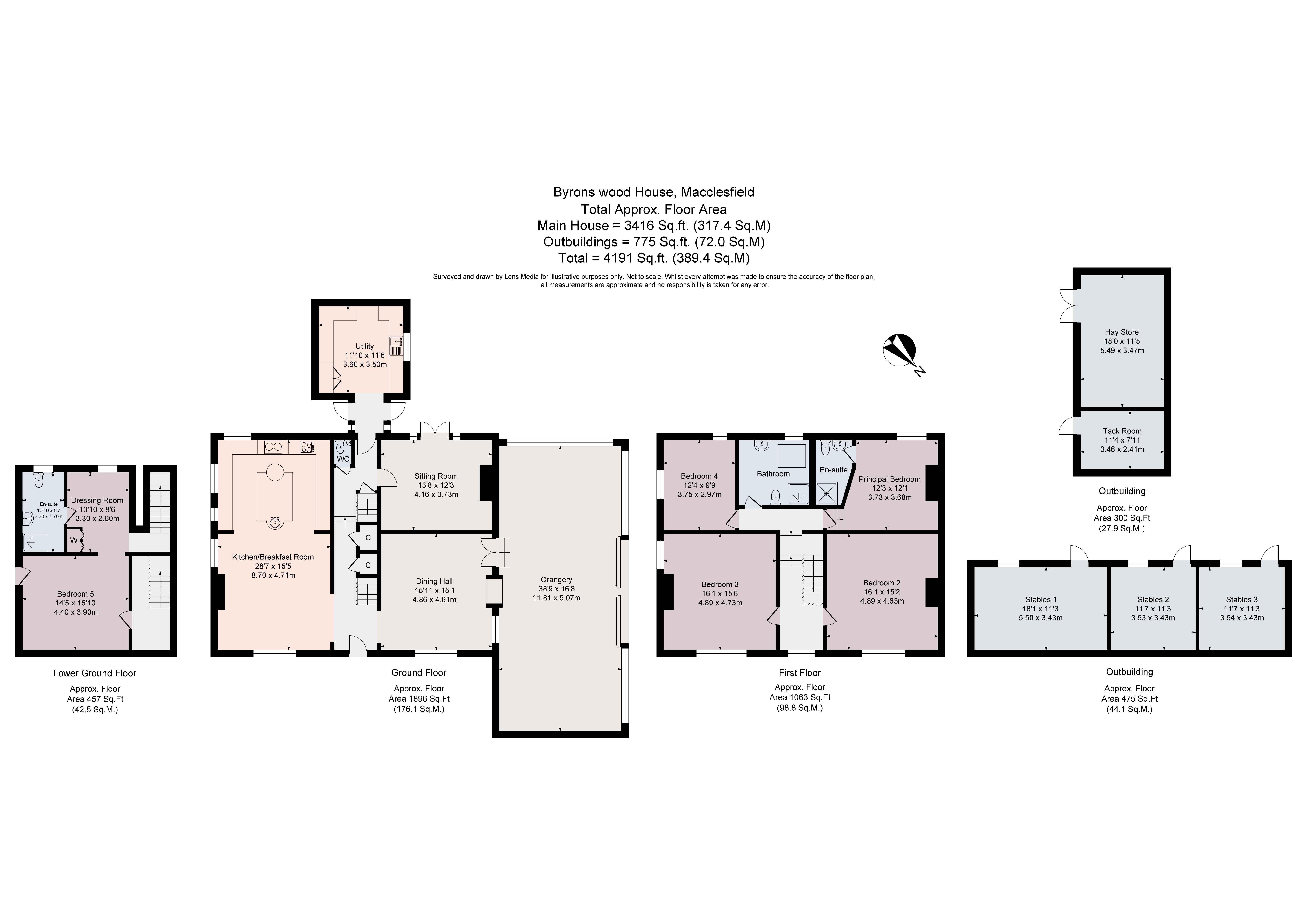 Byrons Wood House, 121, Byrons Lane, Cheshire floorplan