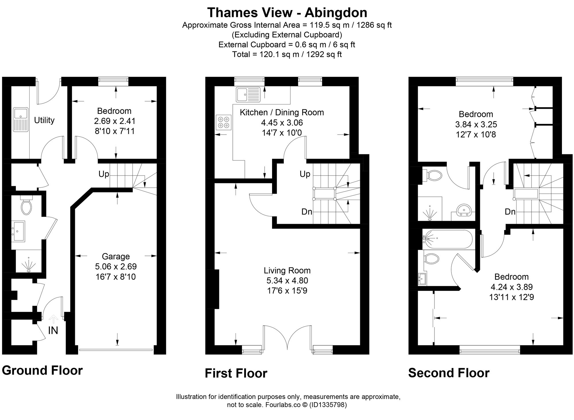 133 Thames View, Abingdon floorplan