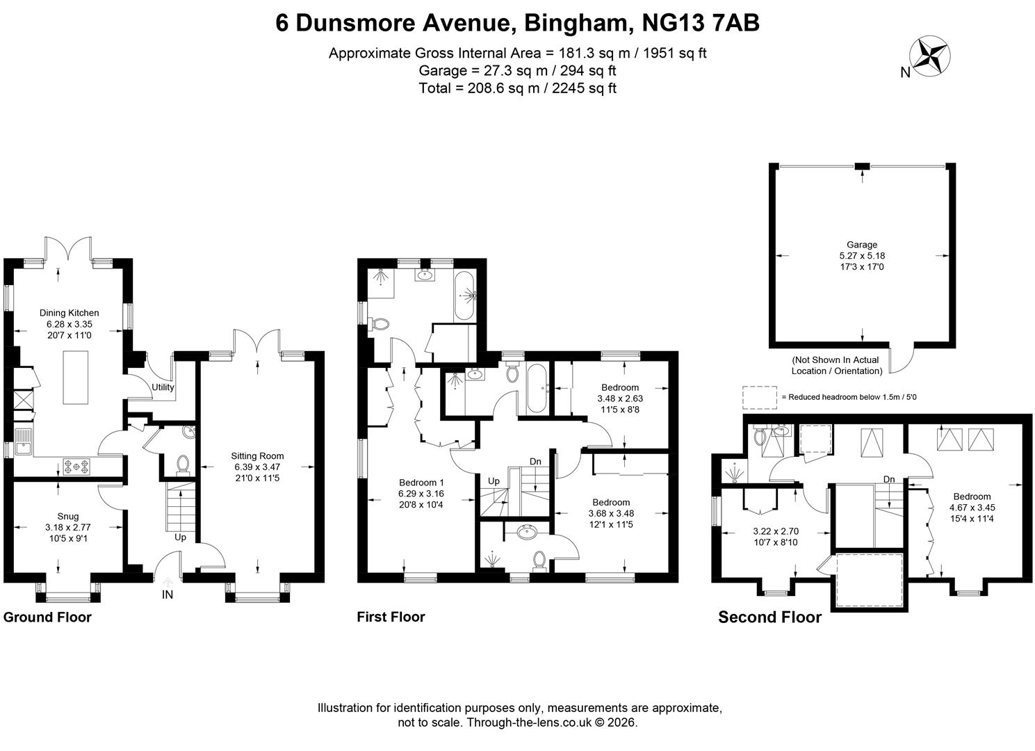 6, Dunsmore Avenue, Nottingham floorplan