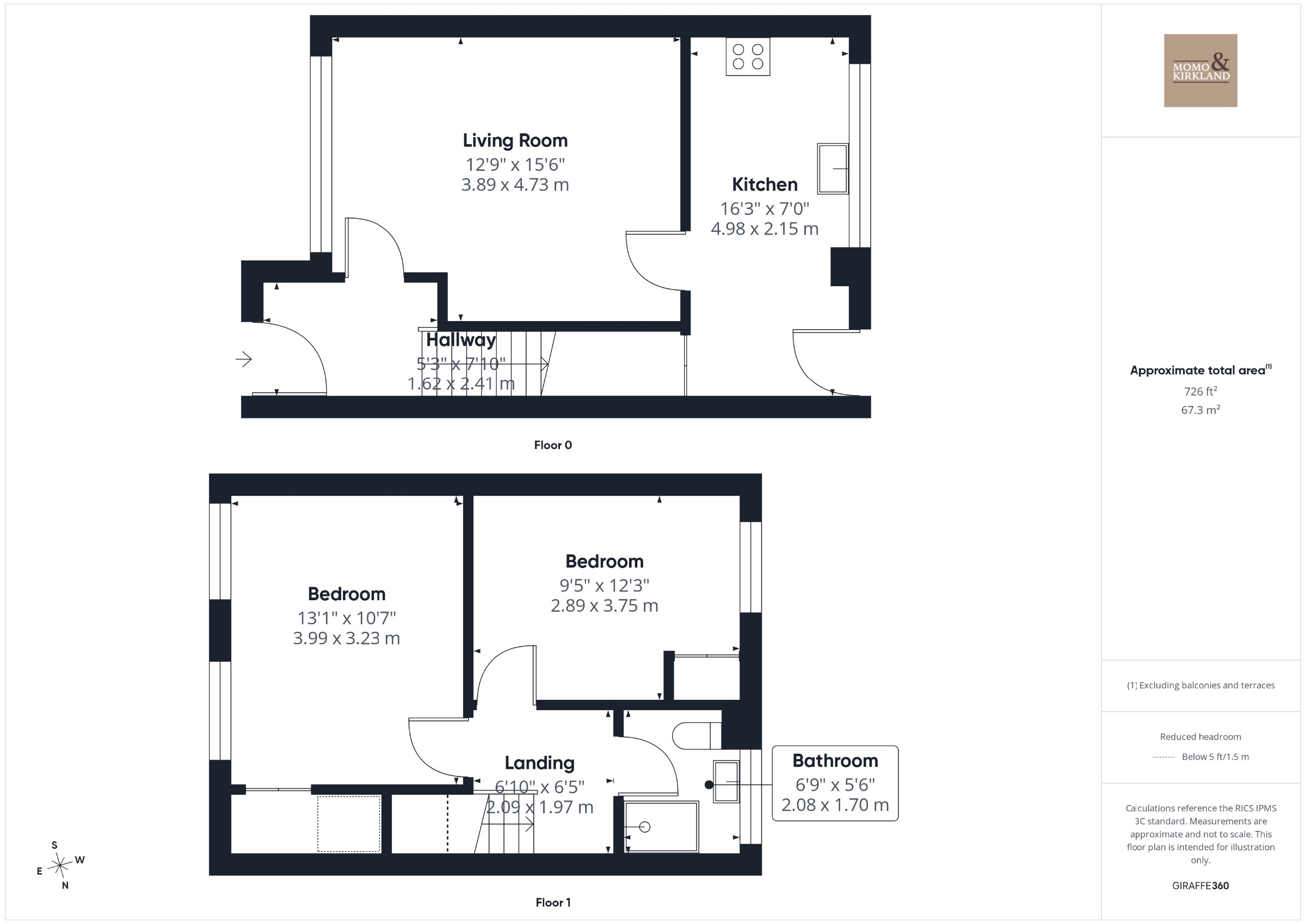 131 North Calder Road, Uddingston floorplan