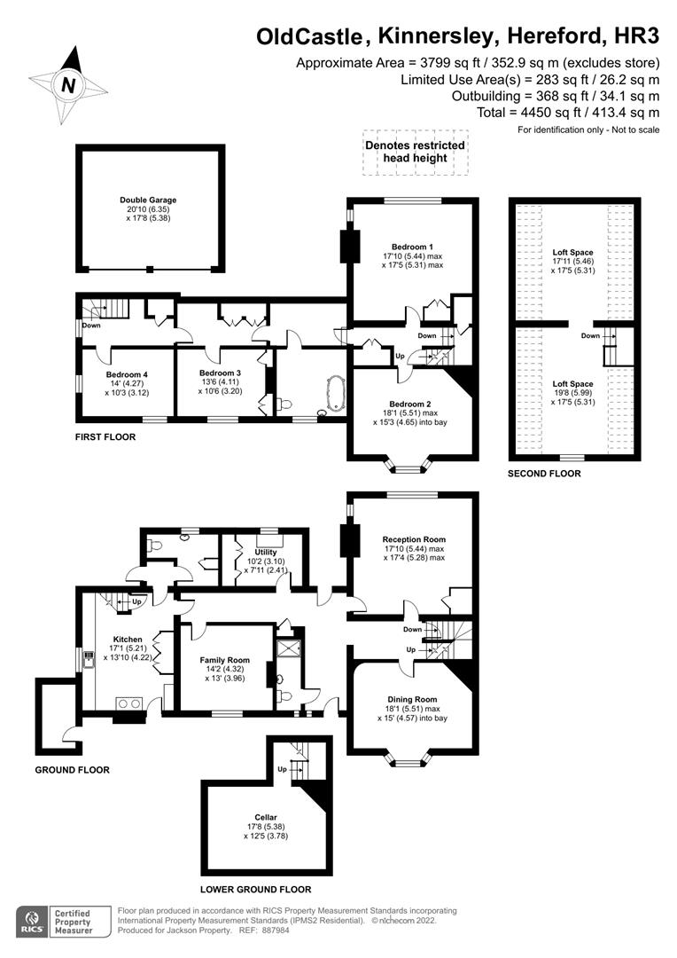 Kinnersley, Hereford HR3, 4 bedroom detached house for sale 62260504