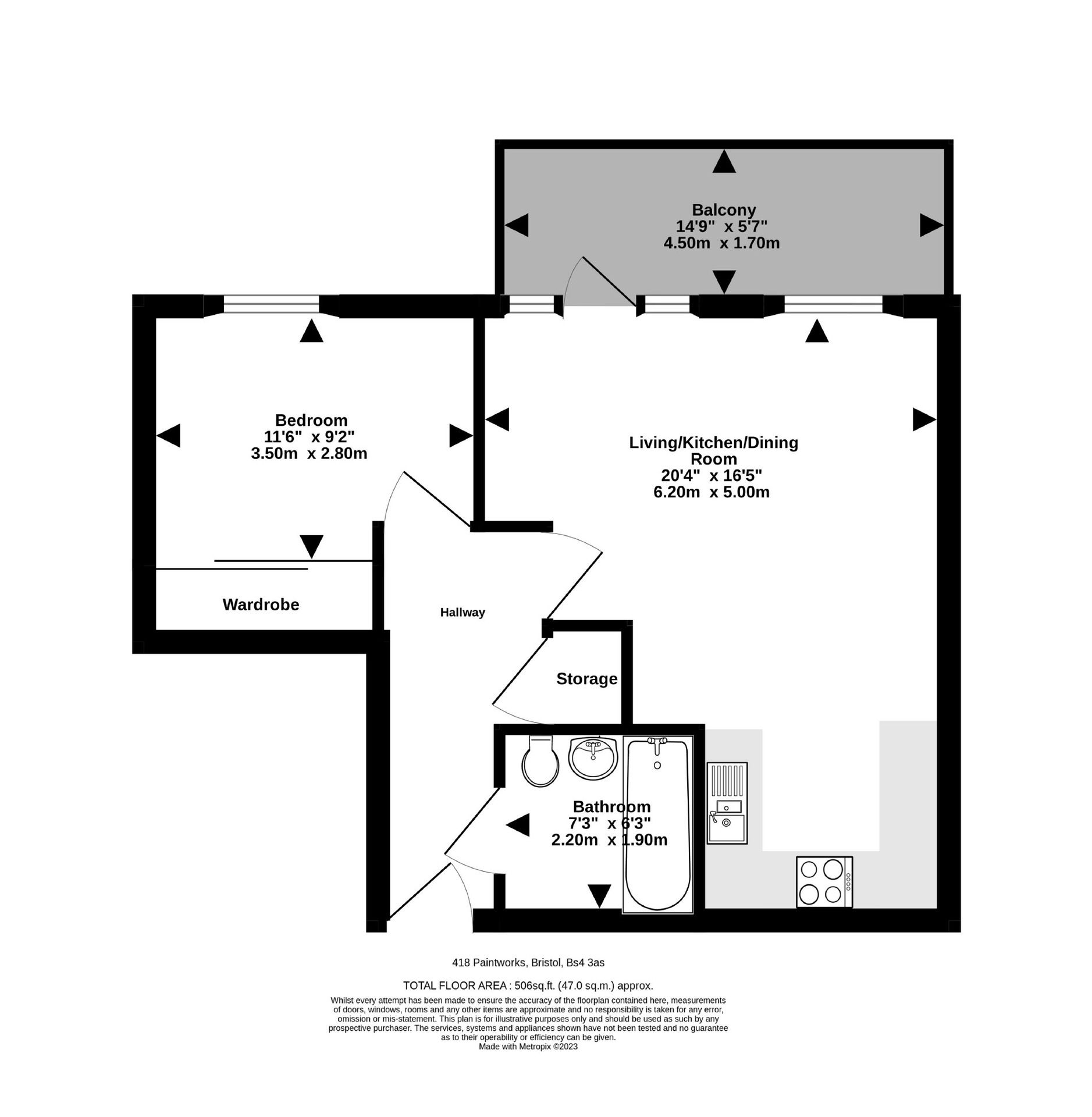 Paintworks, Arnos Vale, Bristol BS4, 1 bedroom flat for sale 64085267