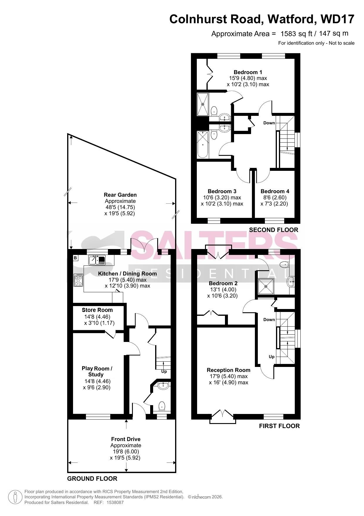 68 Colnhurst Road, Watford floorplan