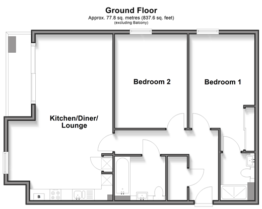 Mill Lane, Maidstone floorplan