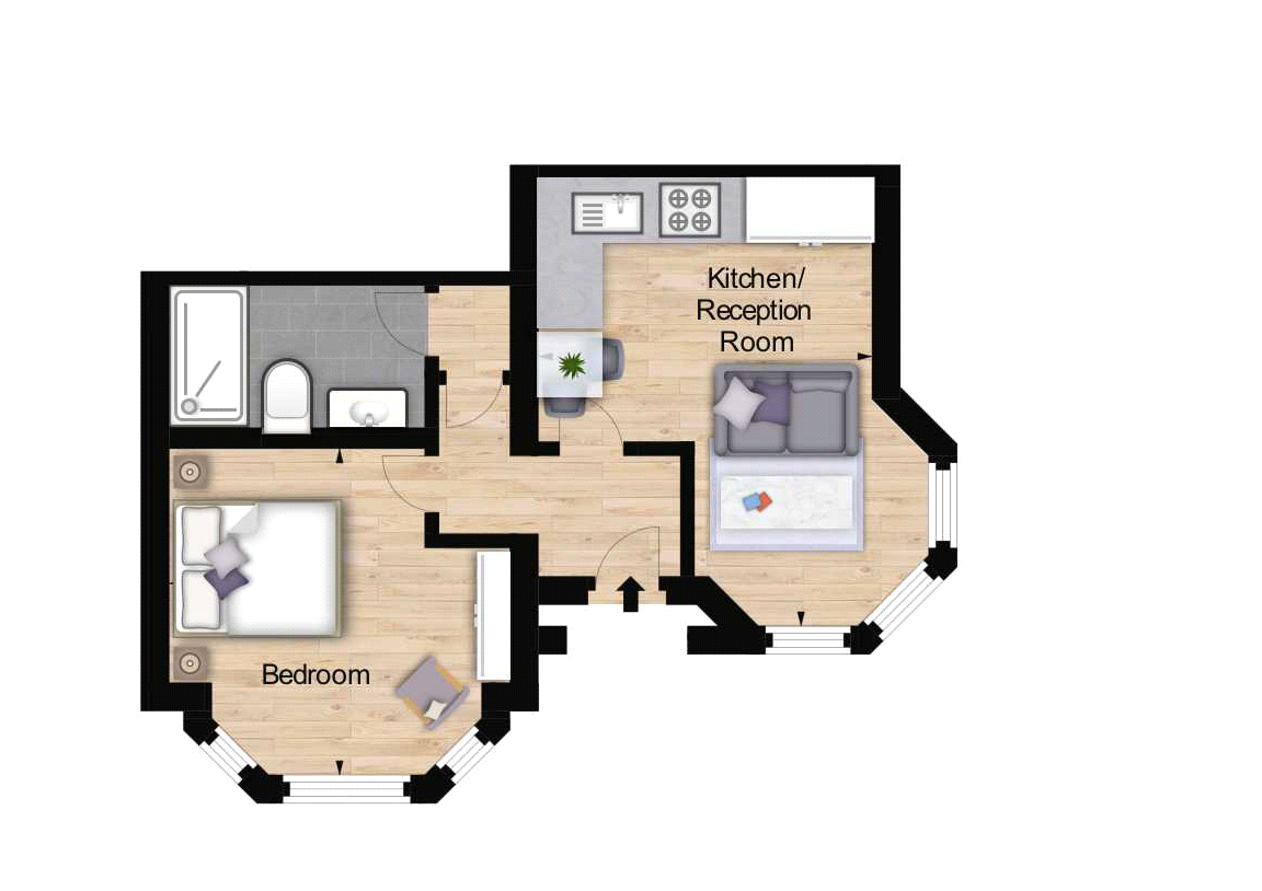 1 Bedrooms Flat to rent in Hamlet Gardens, 280 King Street, London W6