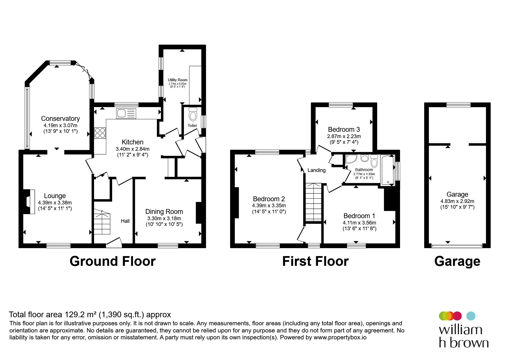 9, Arundel Drive, King's Lynn floorplan