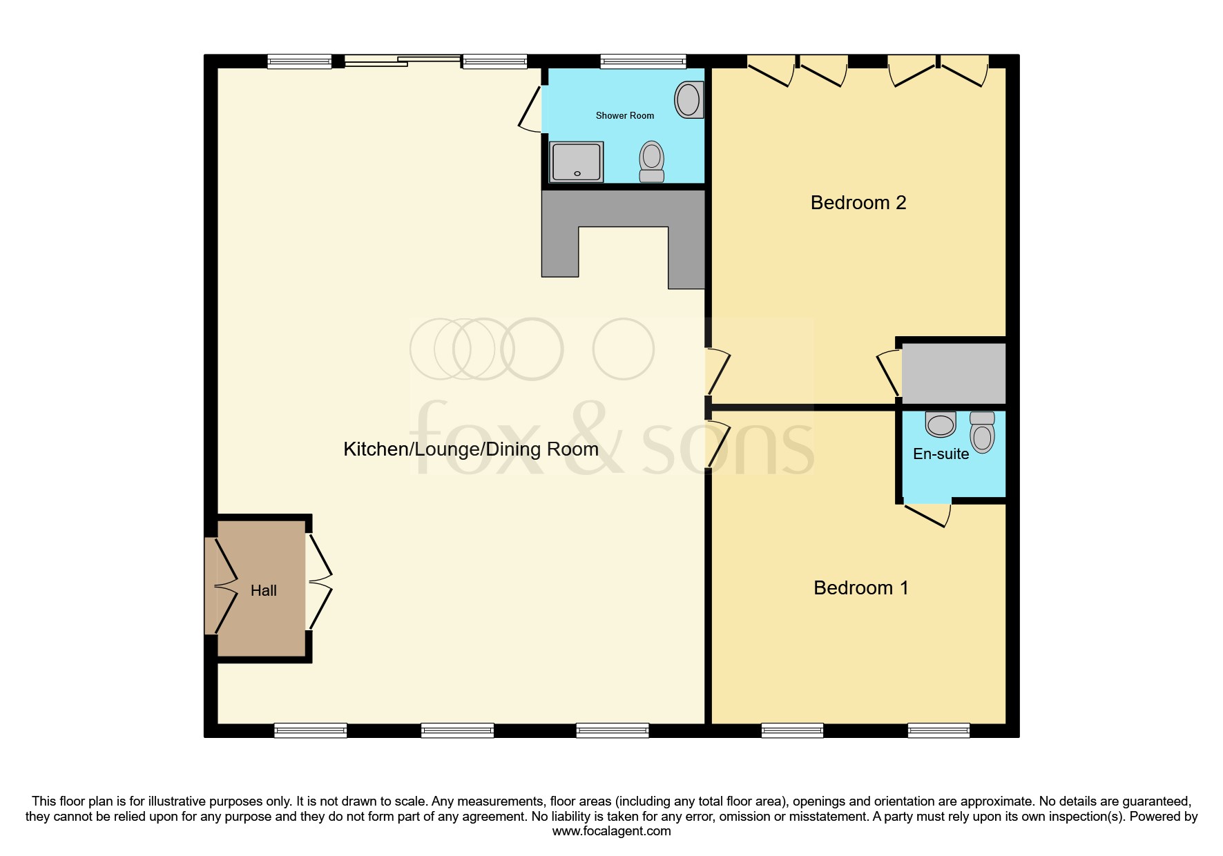 Apartment 2, The Pyjama Factory, Abbey Street, Crewkerne floorplan