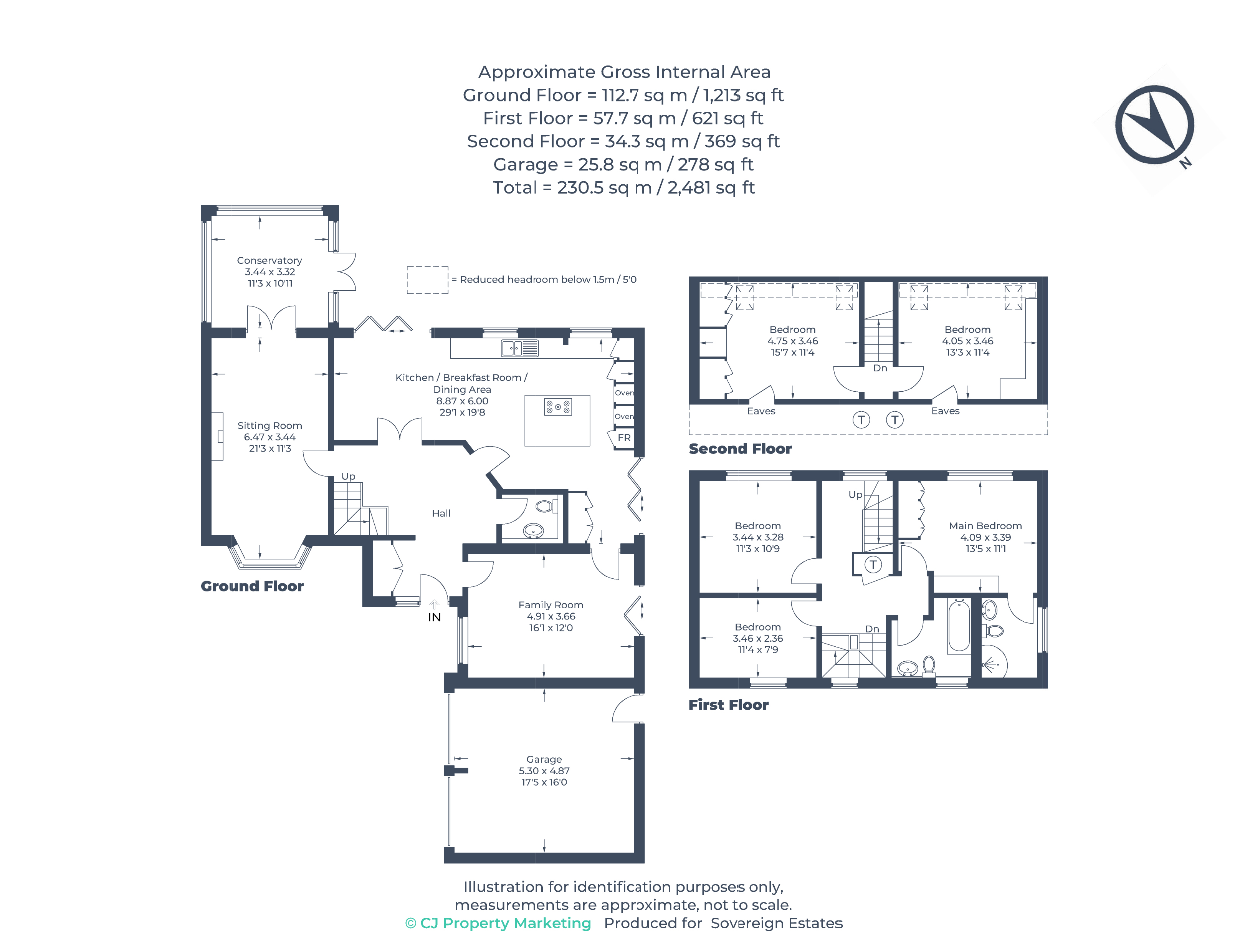3, Hollyhock Close, Hertfordshire floorplan