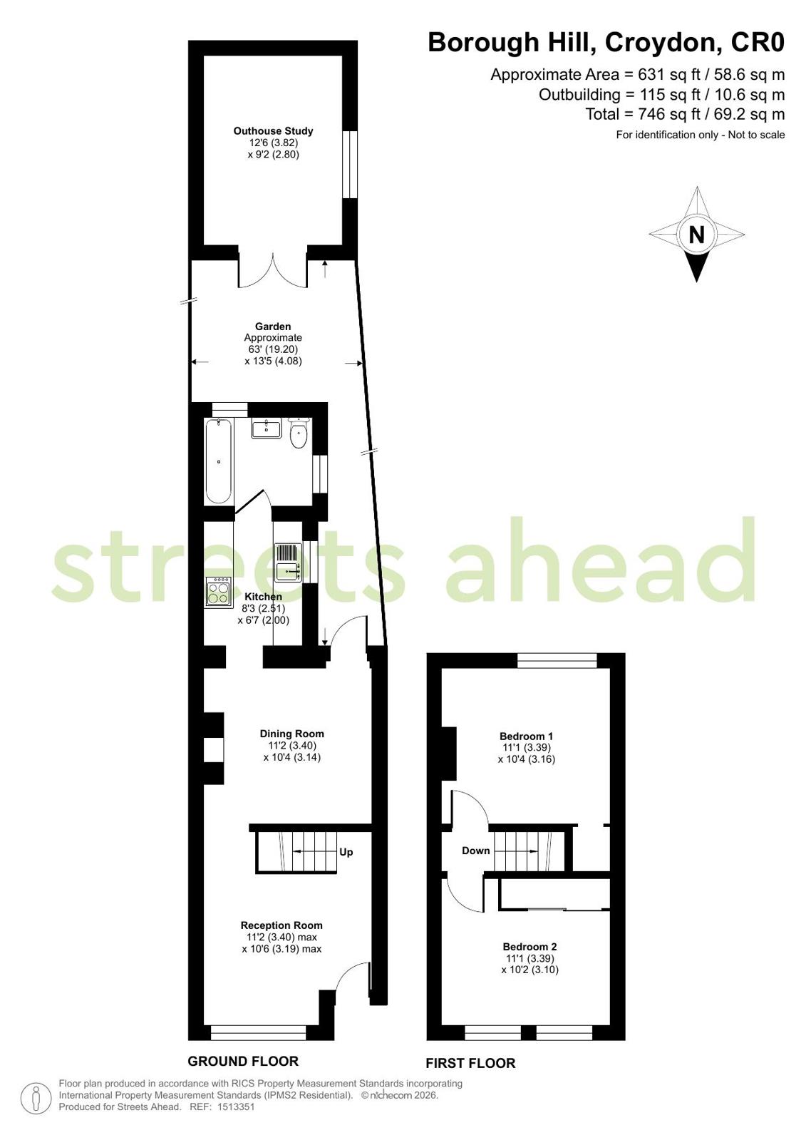 8, Borough Hill, Croydon floorplan