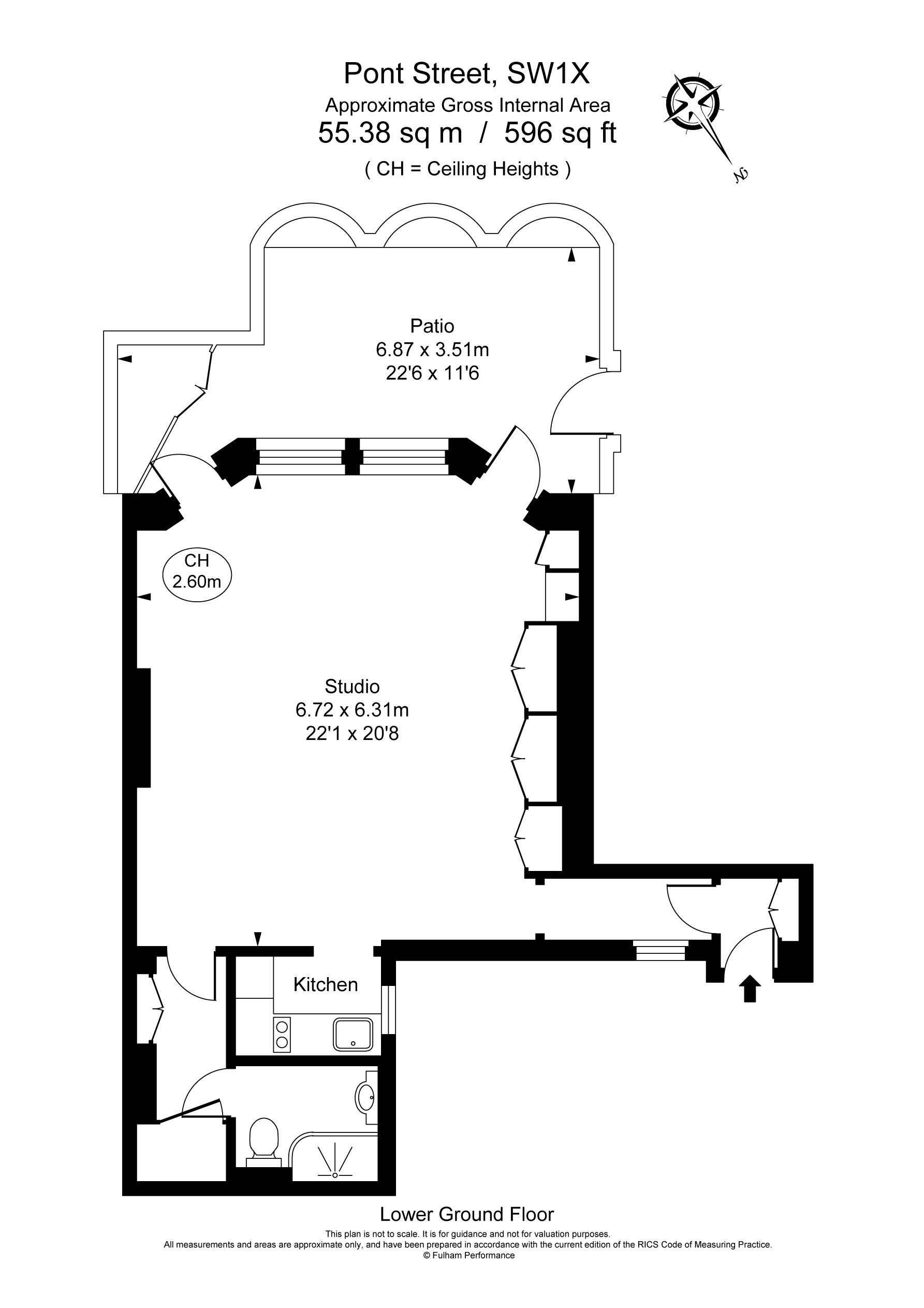 71, London floorplan