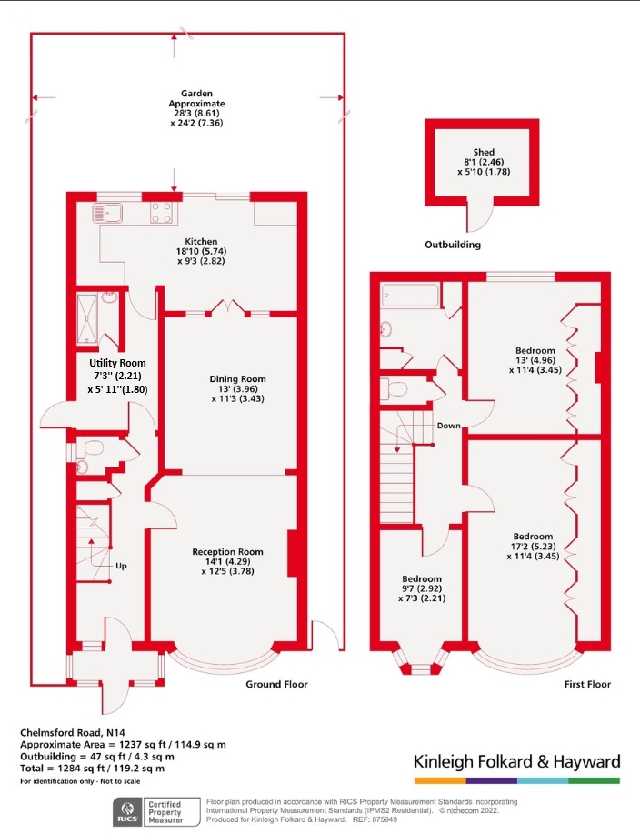 126, Chelmsford Road, London floorplan