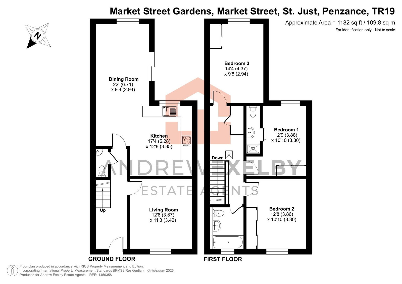 Market Street Gardens,5, Market Street, St Just floorplan