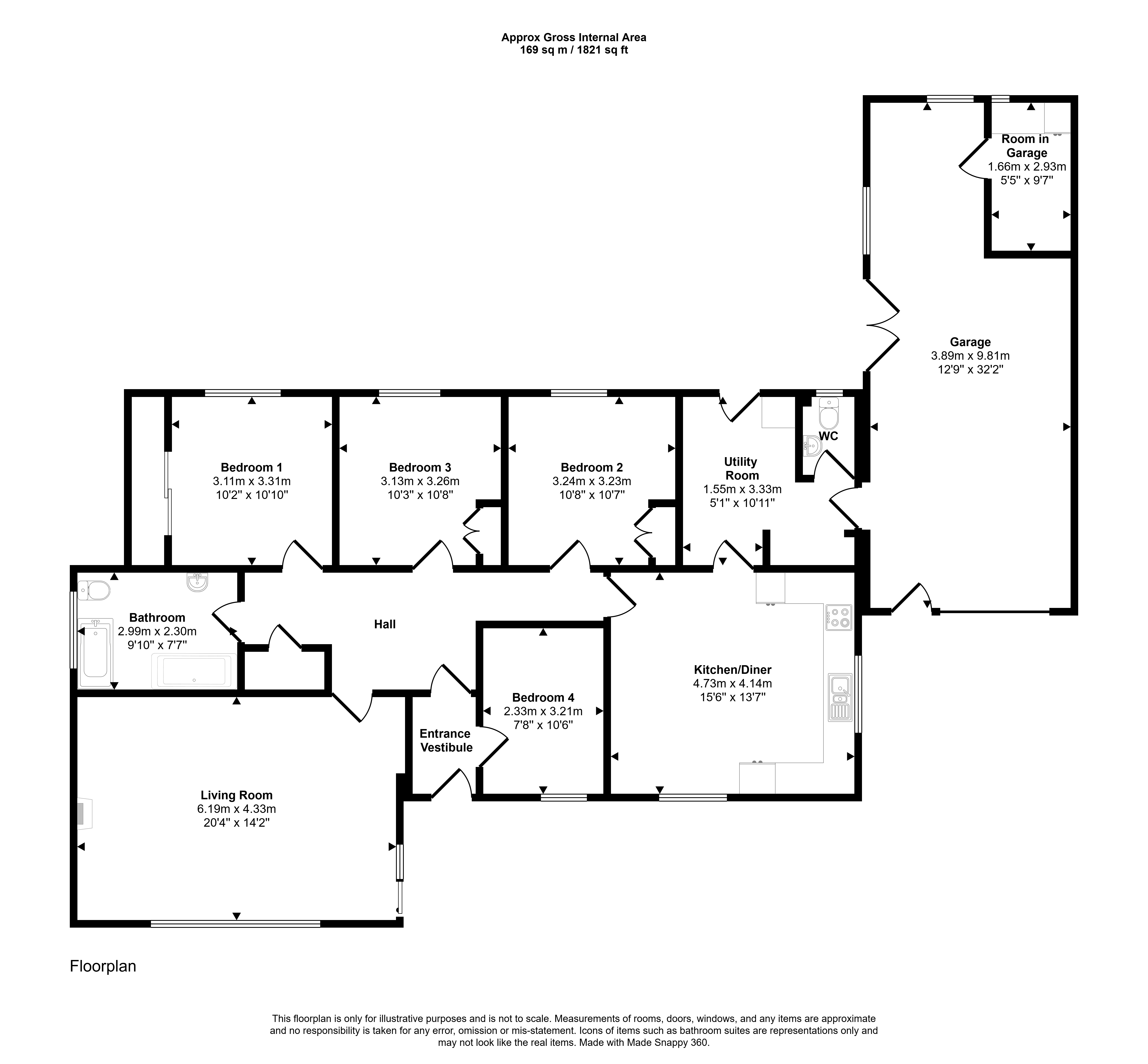 Craighaven,, 8 Viking Place, Kirkwall floorplan