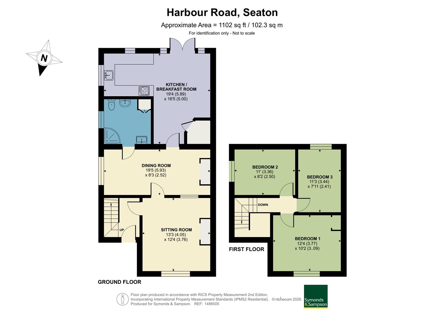 109, Harbour Road, Seaton floorplan