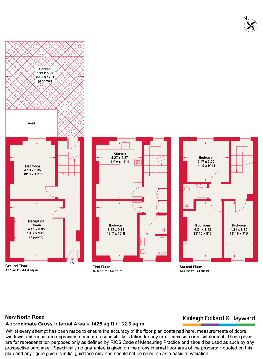 148,, New North Road, London floorplan