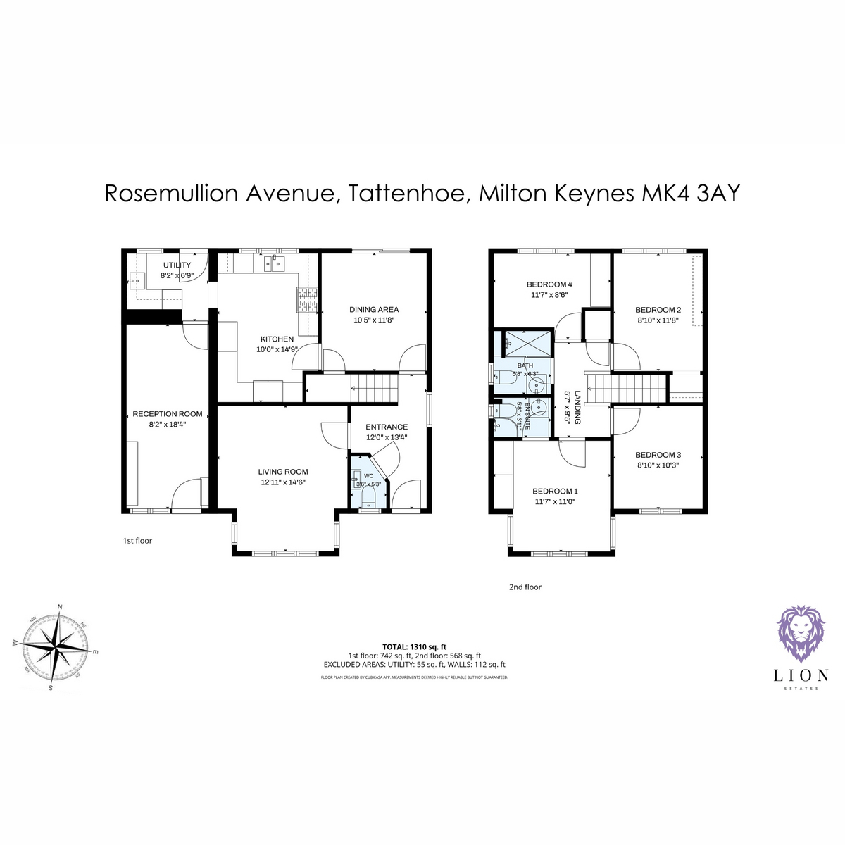 104, Rosemullion Avenue, Milton Keynes floorplan