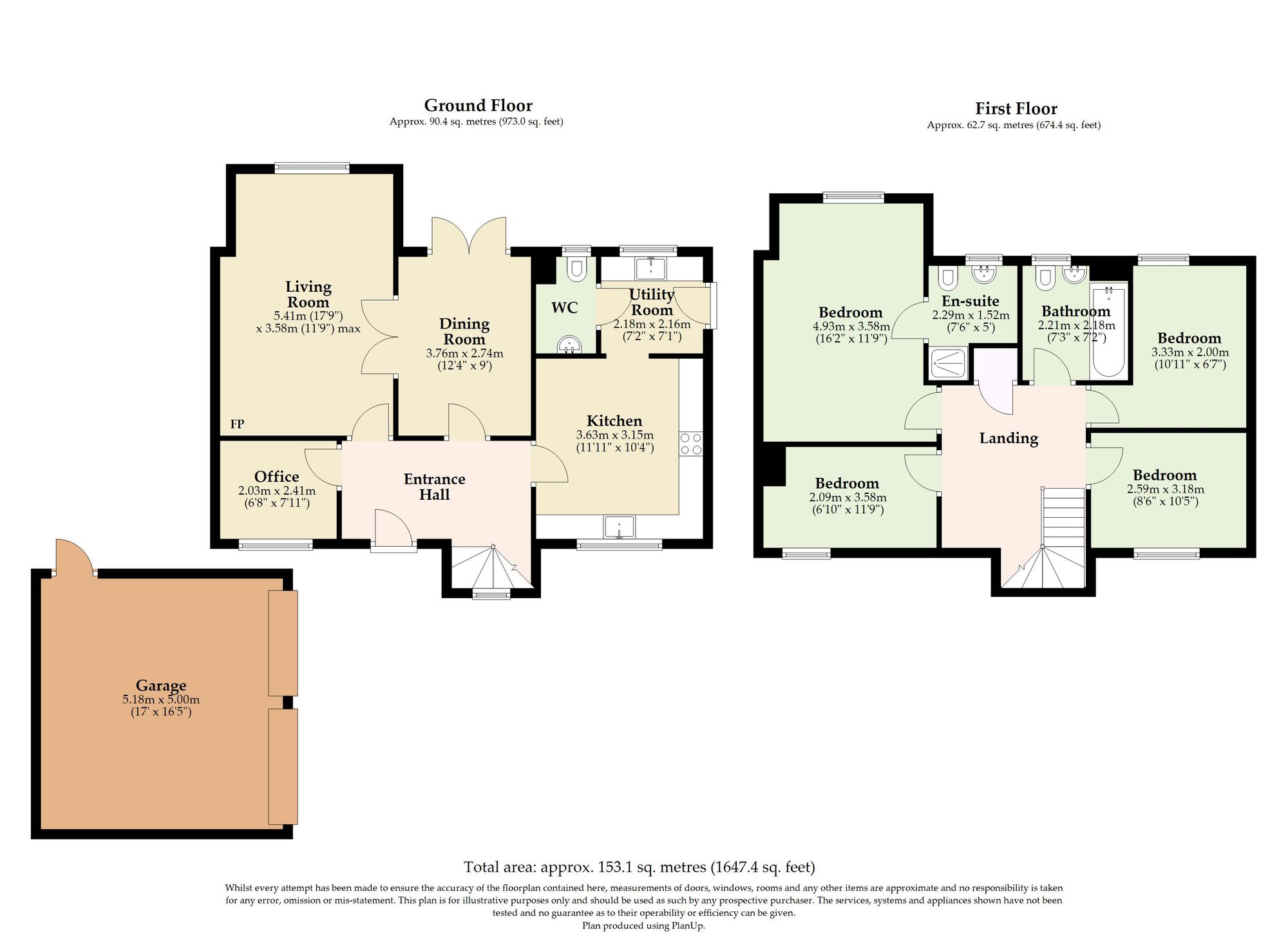 11 Cherry Tree Close, Eye floorplan