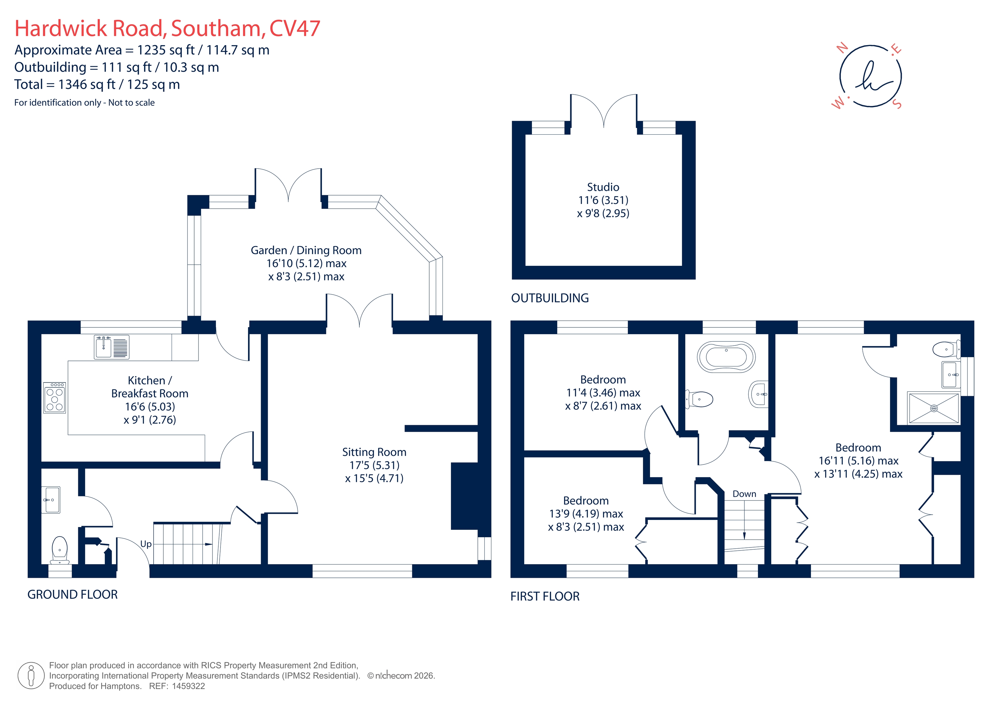 Michaelmas Cottage, Hardwick Road, Priors Marston floorplan