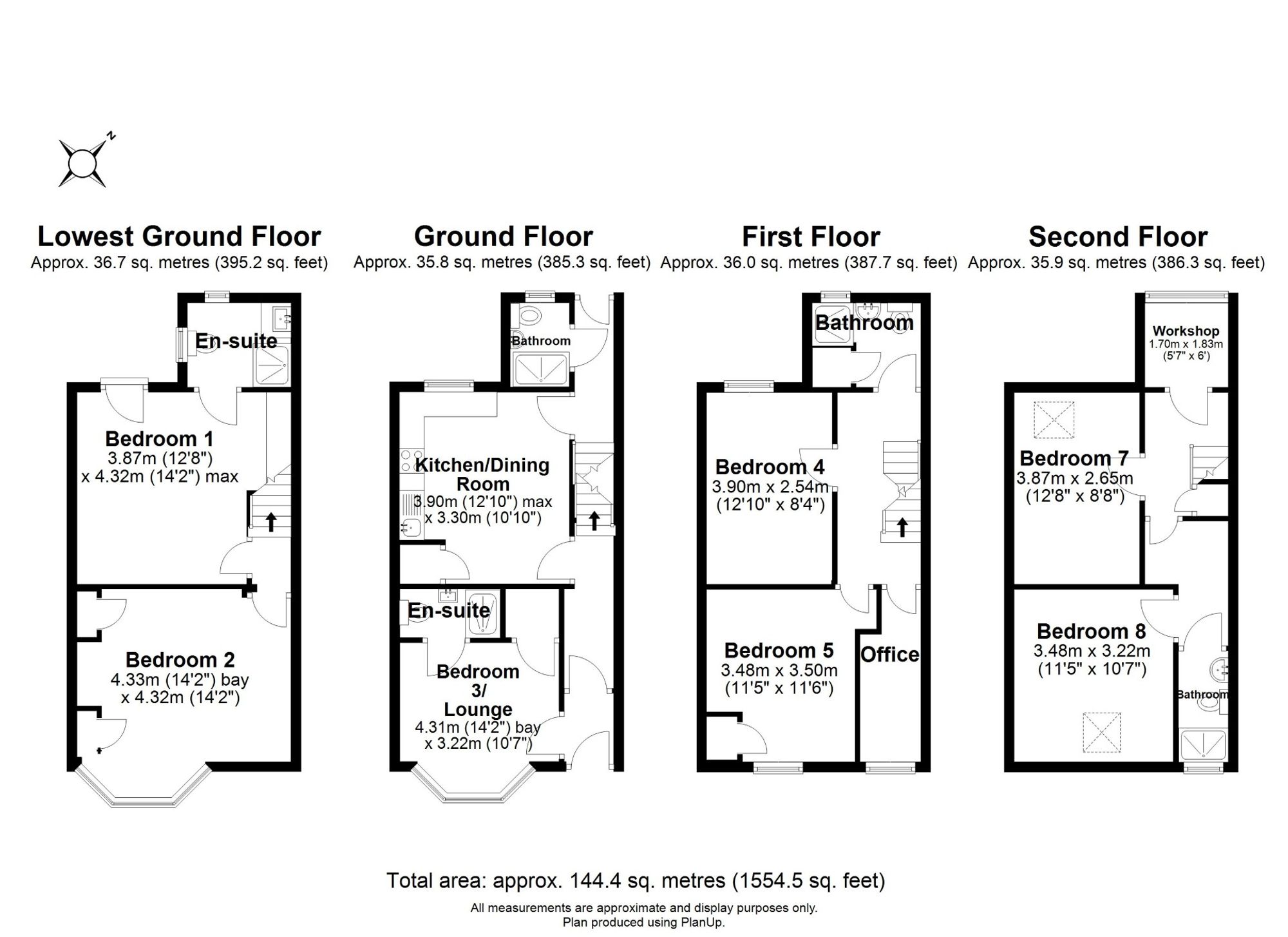 6 Nydd Vale Terrace, Harrogate floorplan