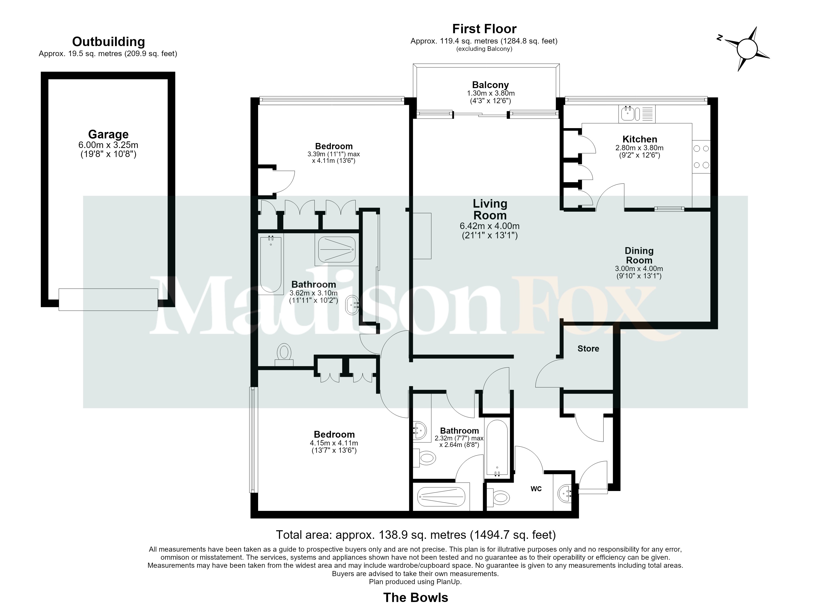 74, The Bowls, Essex floorplan