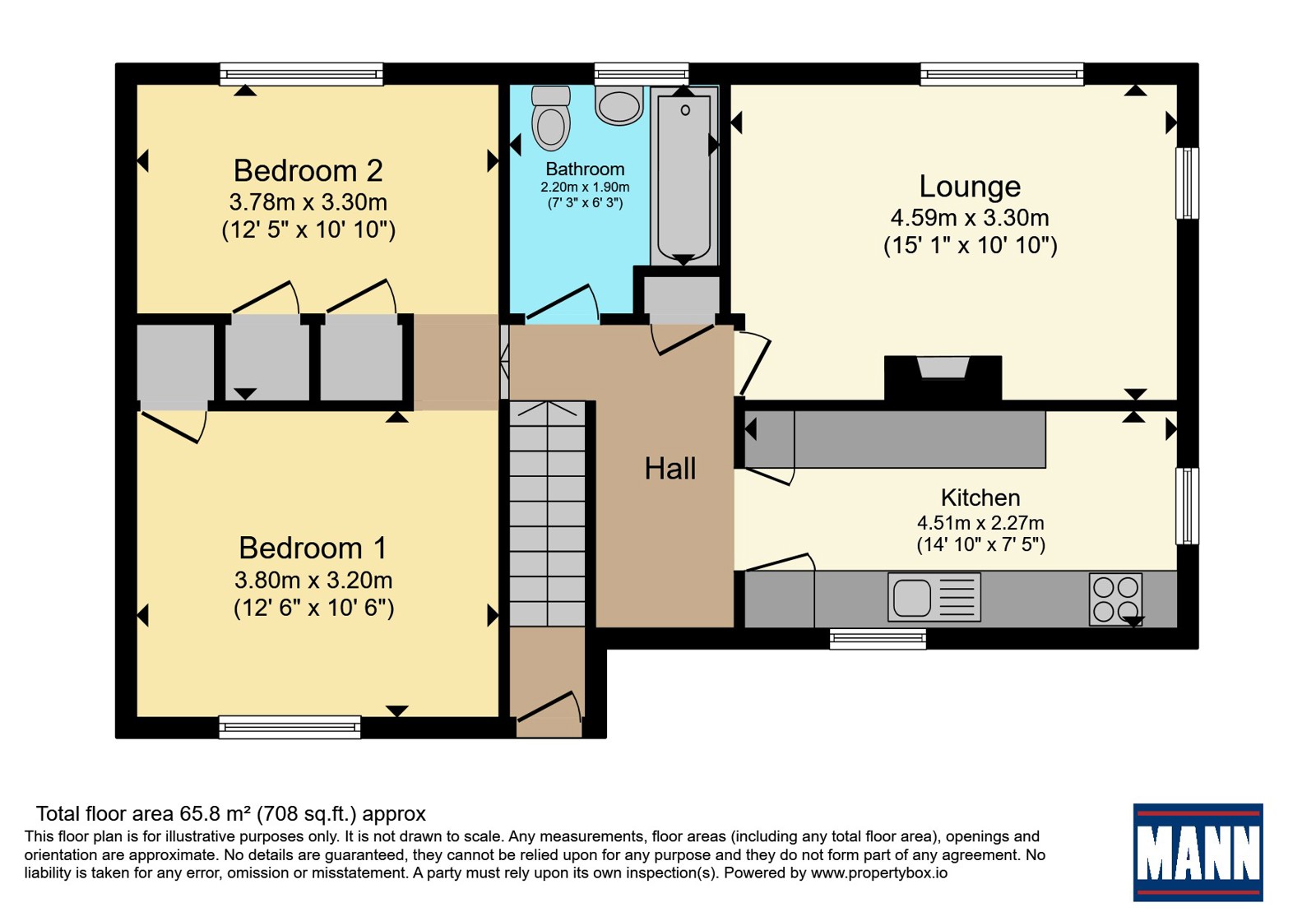 10, Queensway, Maidstone floorplan