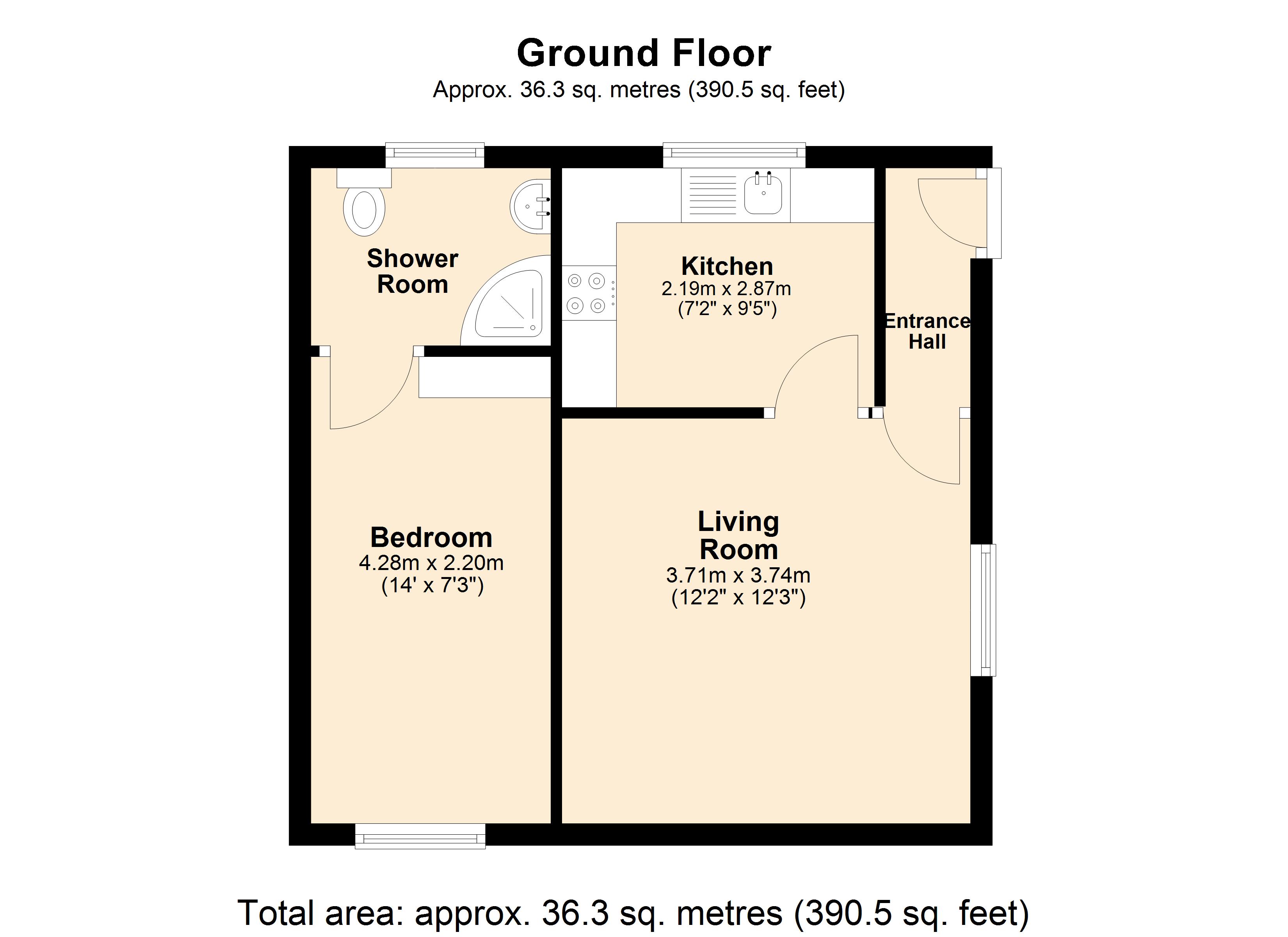 Flat 2, 97, Trowbridge Road, Bradford On Avon floorplan