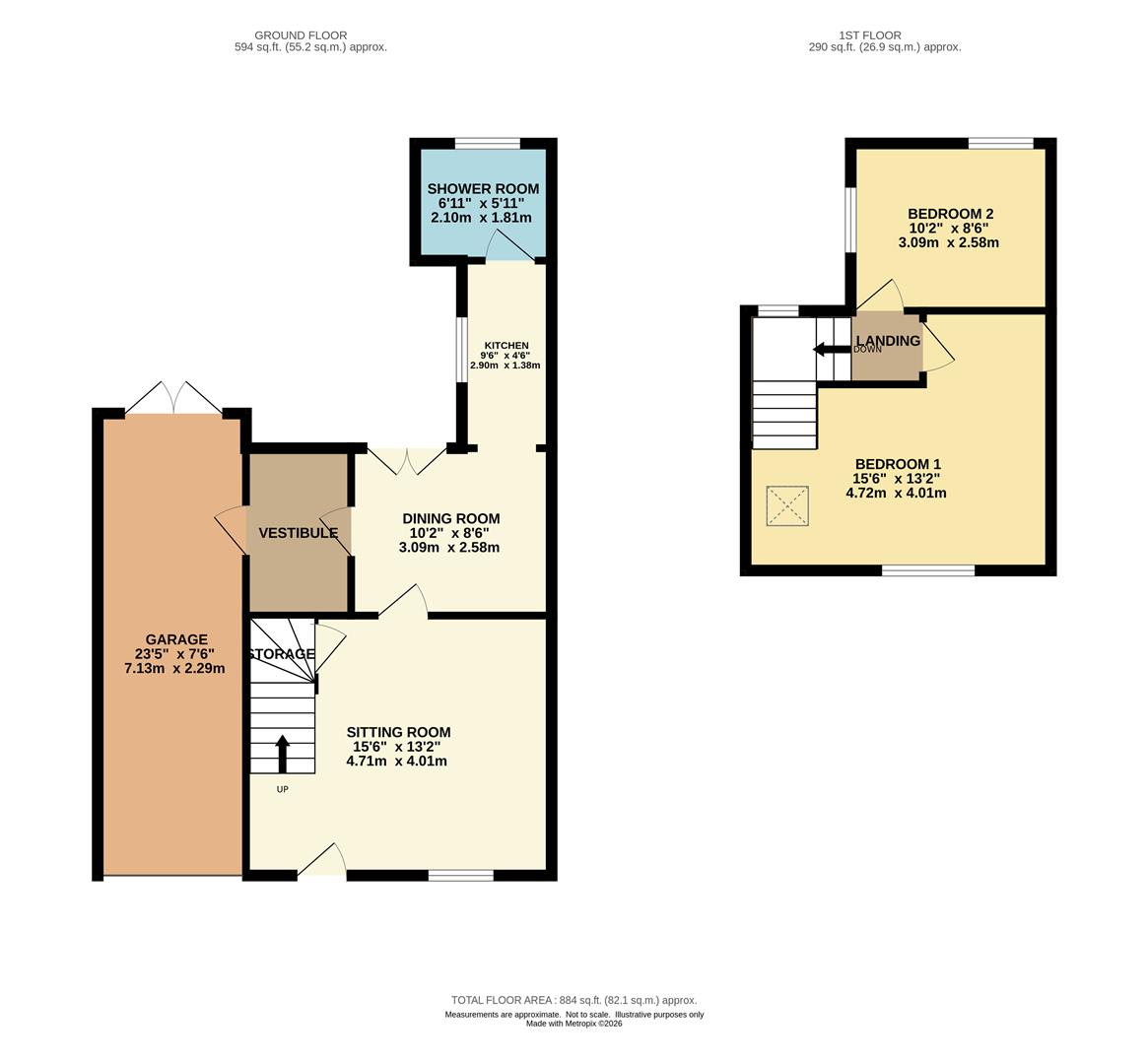 645, Altrincham Road, Manchester floorplan