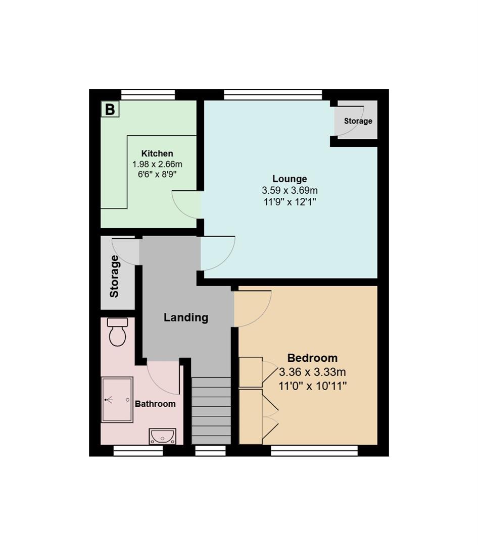 50A, St. Lawrence Road, Manchester floorplan