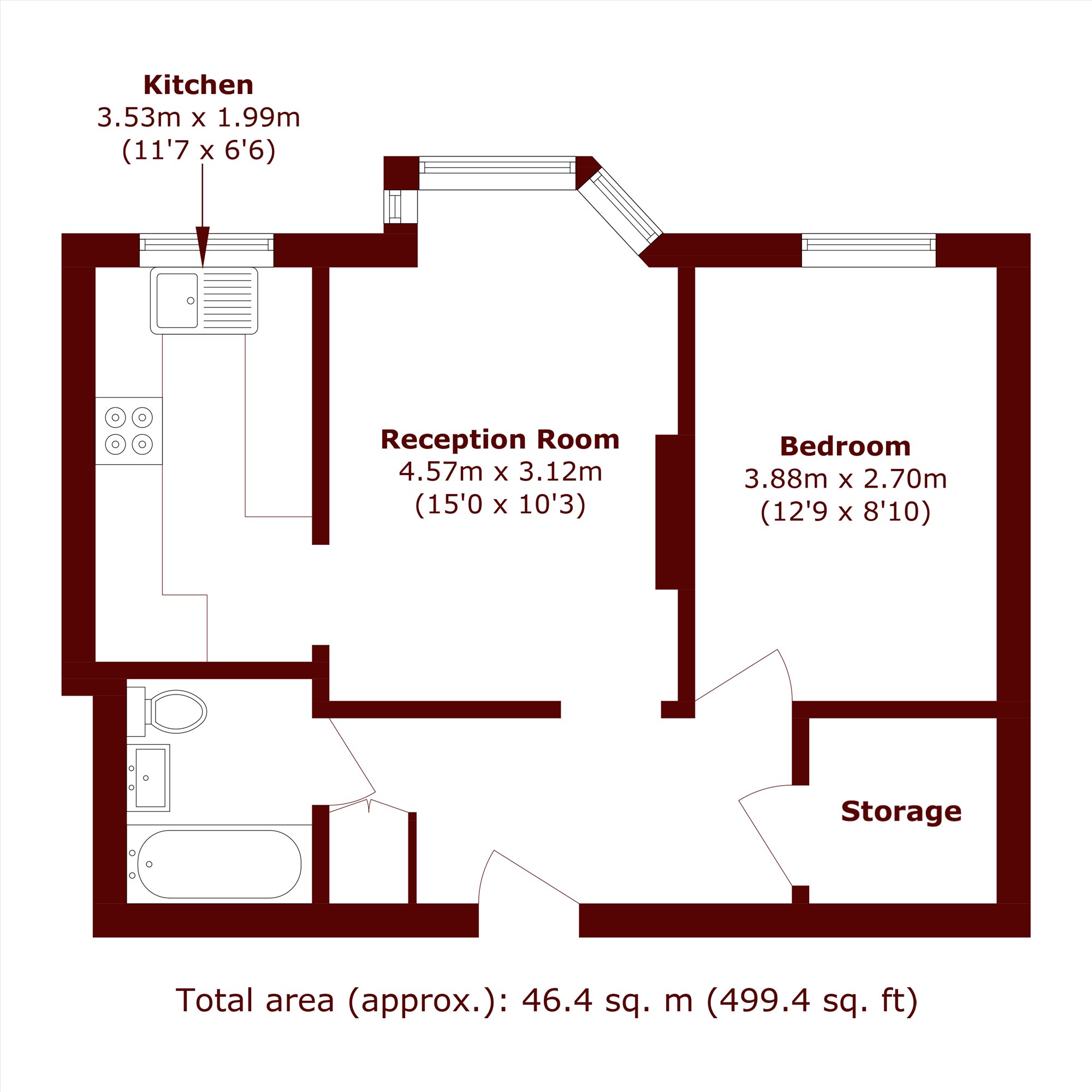 19, St Pauls Close, London floorplan