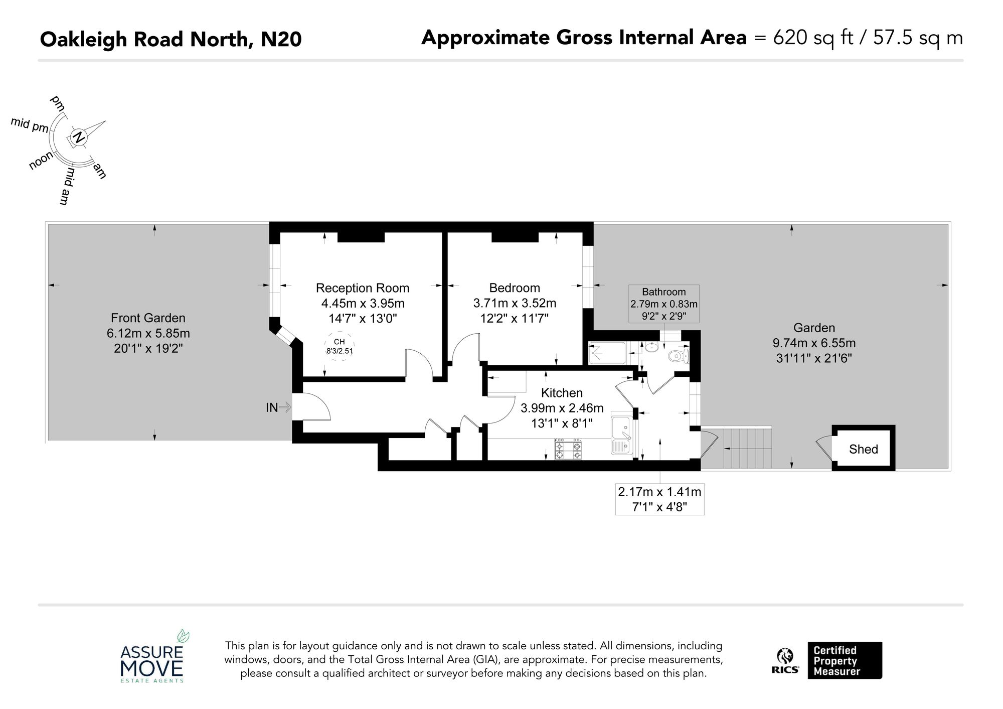 355 Oakleigh Road North, London floorplan