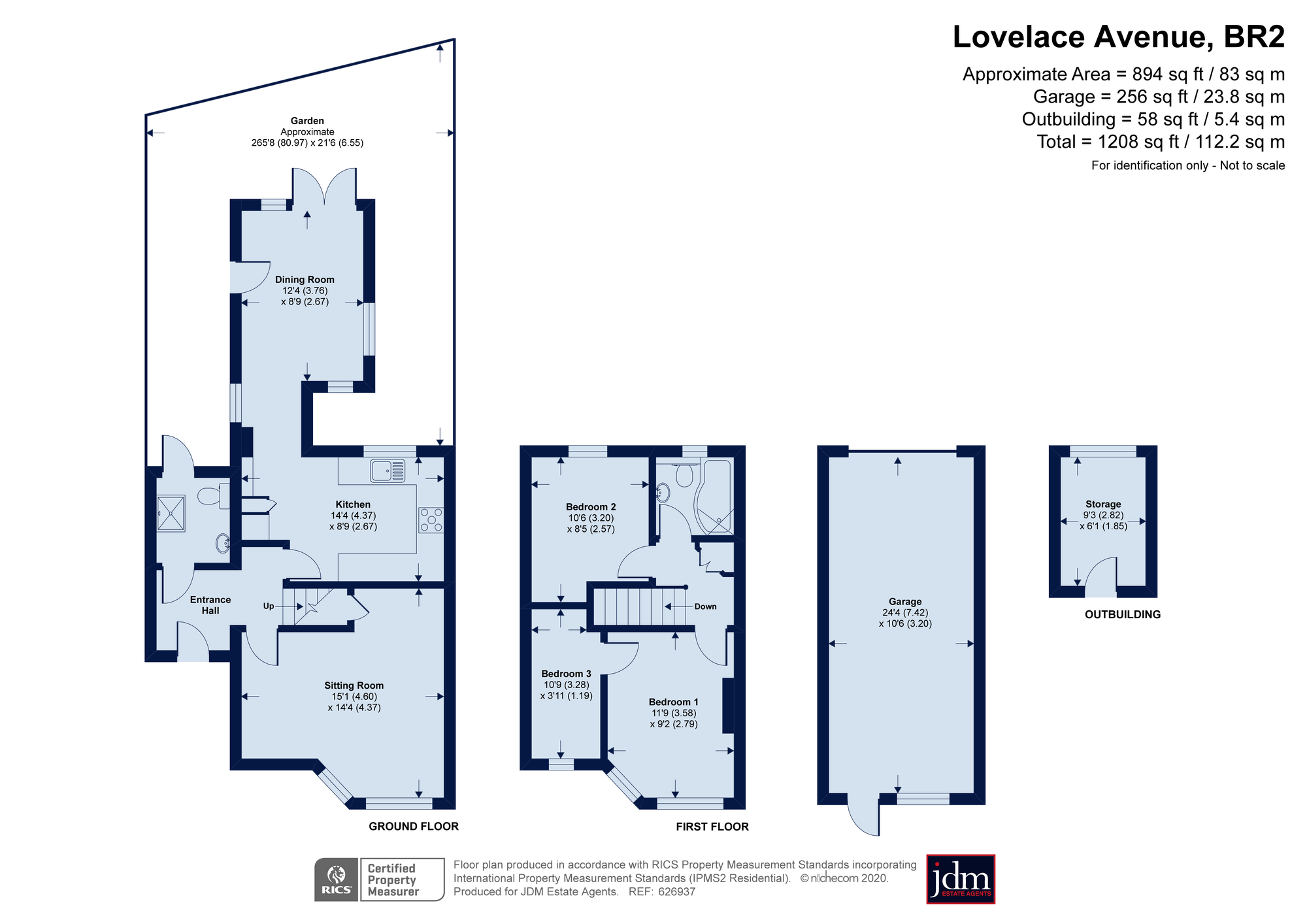 Lovelace Avenue, Bromley BR2, 2 bedroom end terrace house for sale