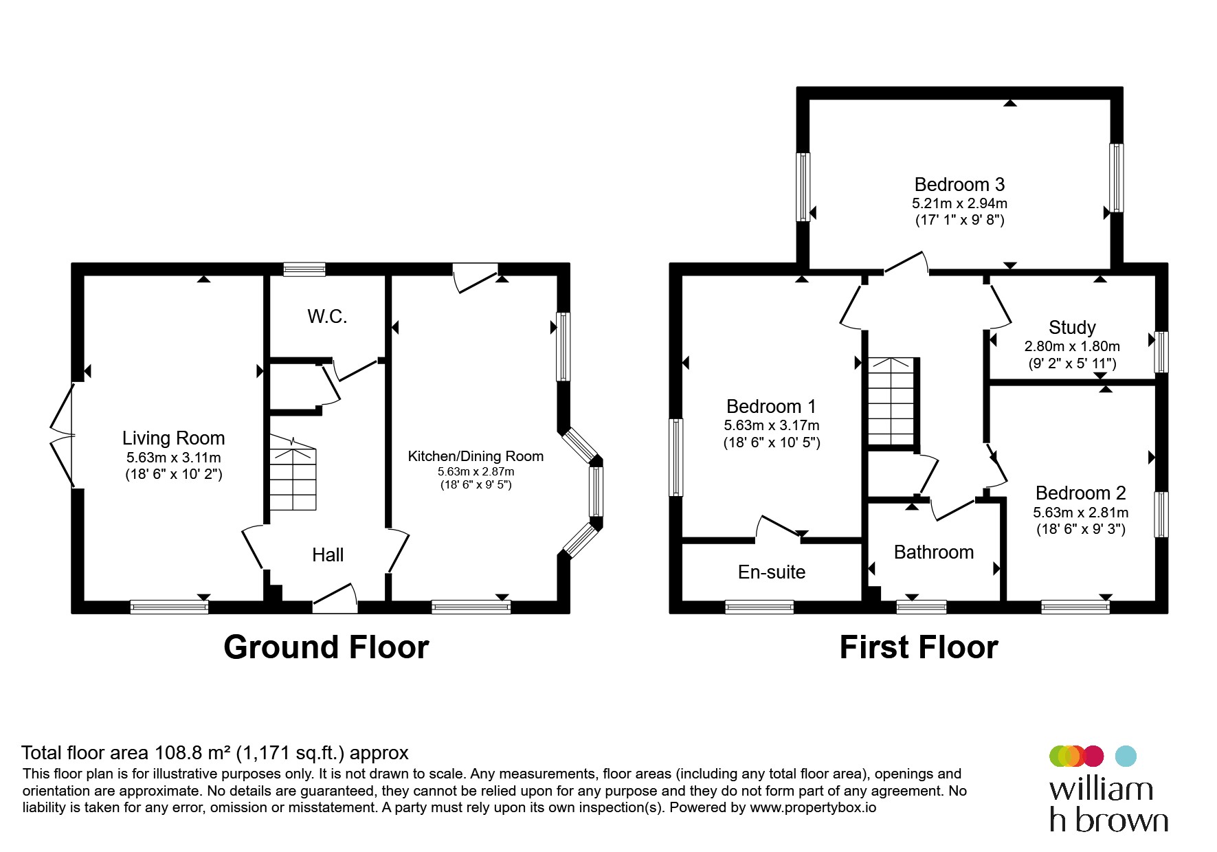 18, Clover Drive, Chelmsford floorplan