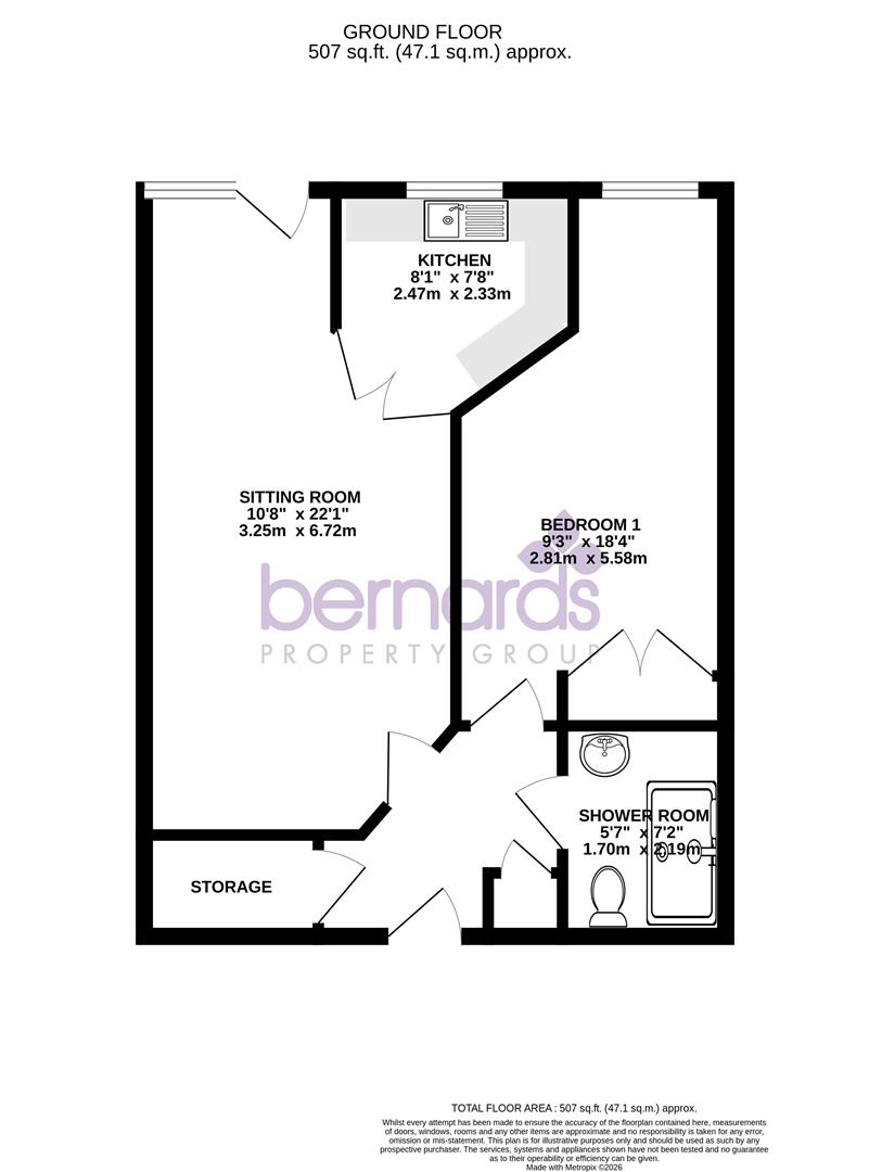 26 Robinson Court, Beach Road, Lee-On-The-Solent floorplan