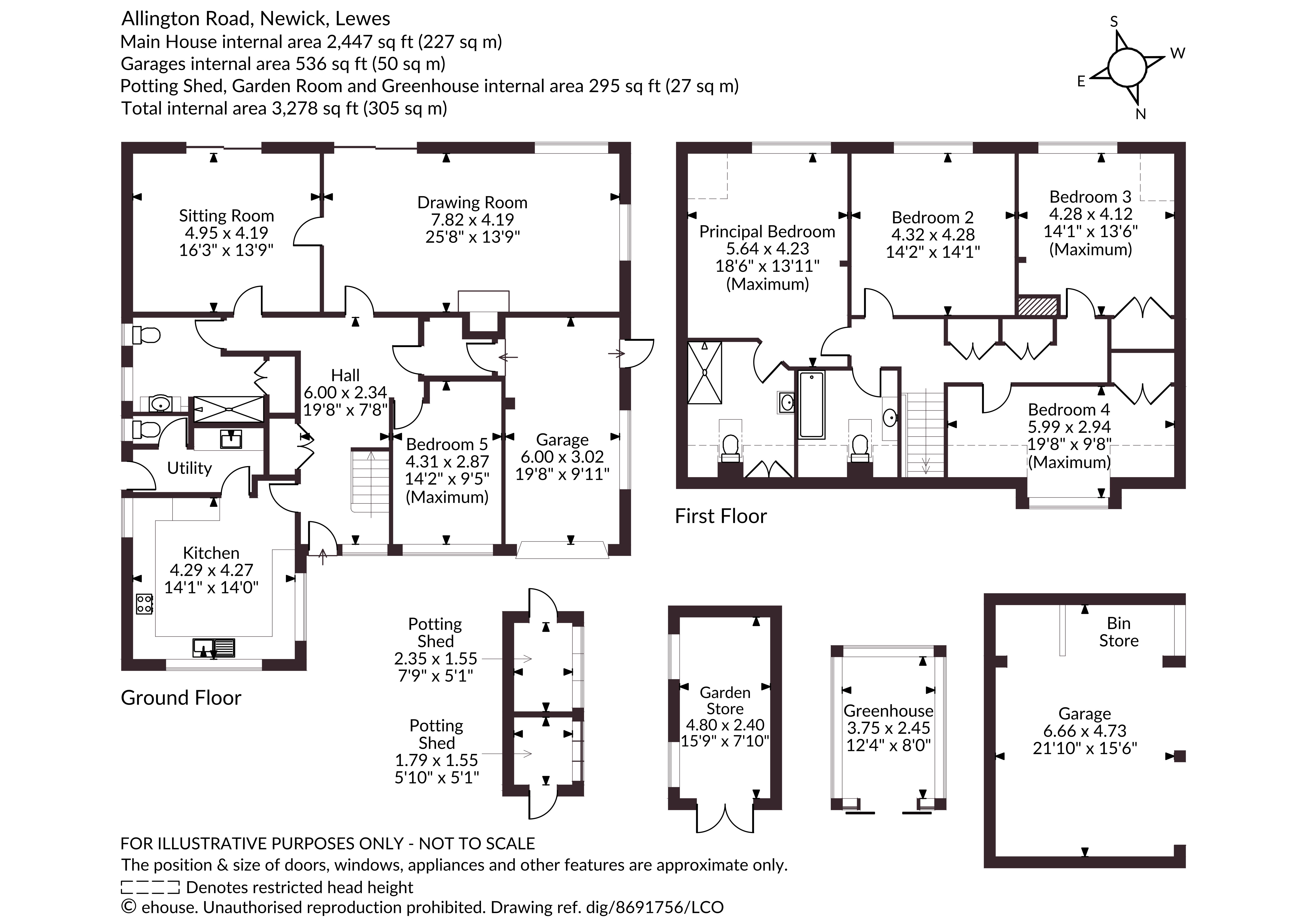 57, Allington Road, Lewes floorplan