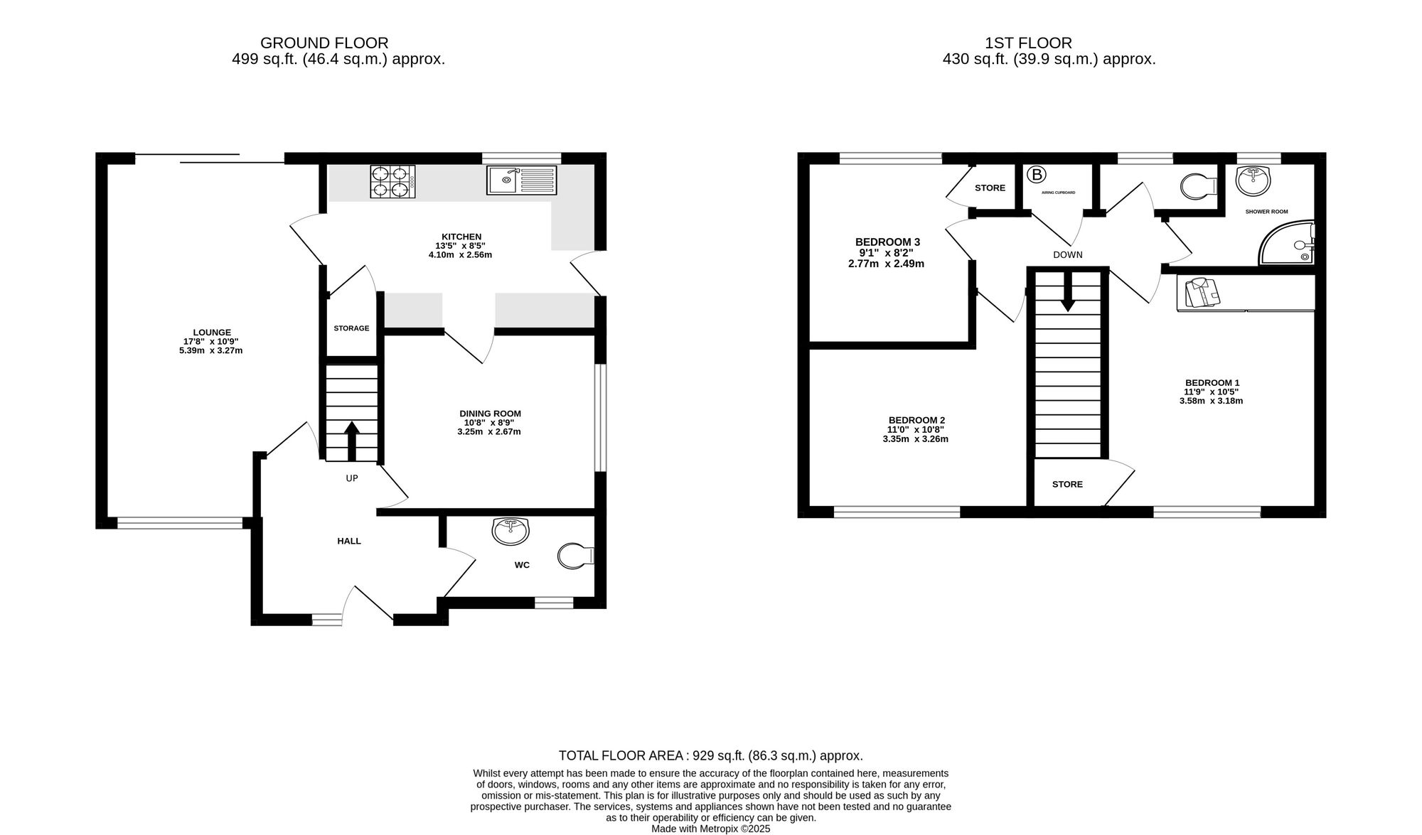 39 Falcon Drive, Neath floorplan