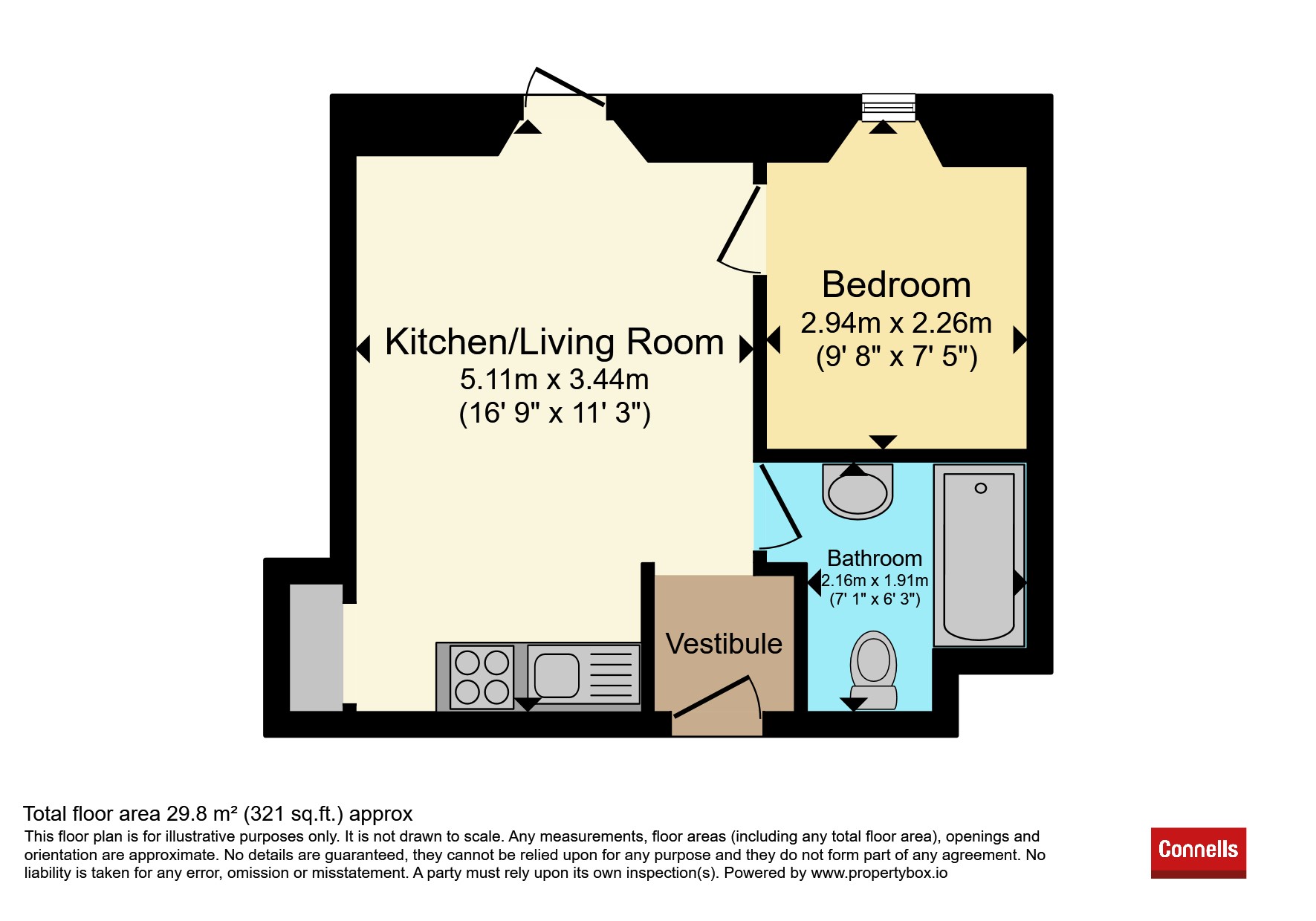 Flat 5, Maxstoke Court, Middle Warberry Road, Torquay floorplan