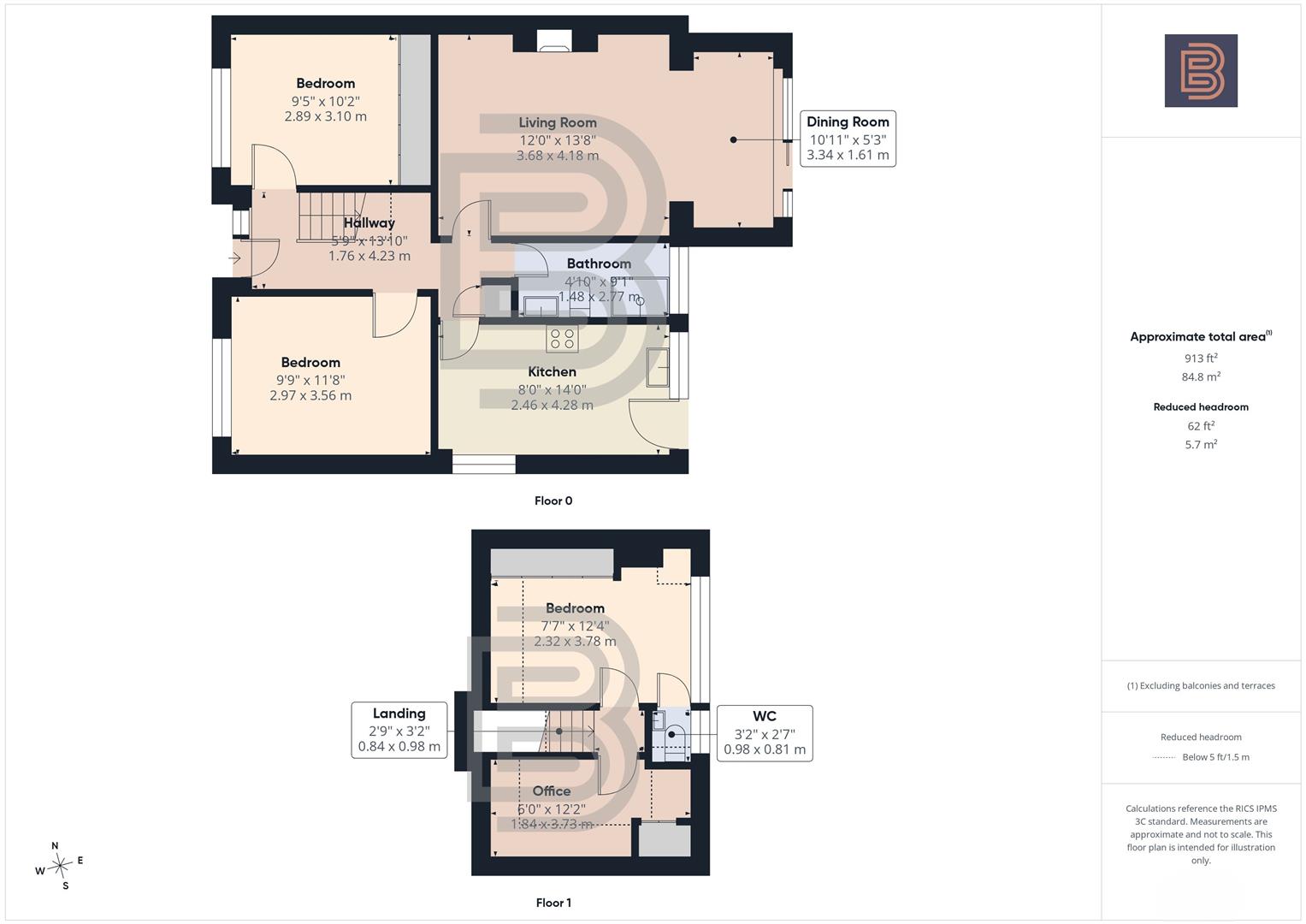 58, Chapel Street, Rugby floorplan