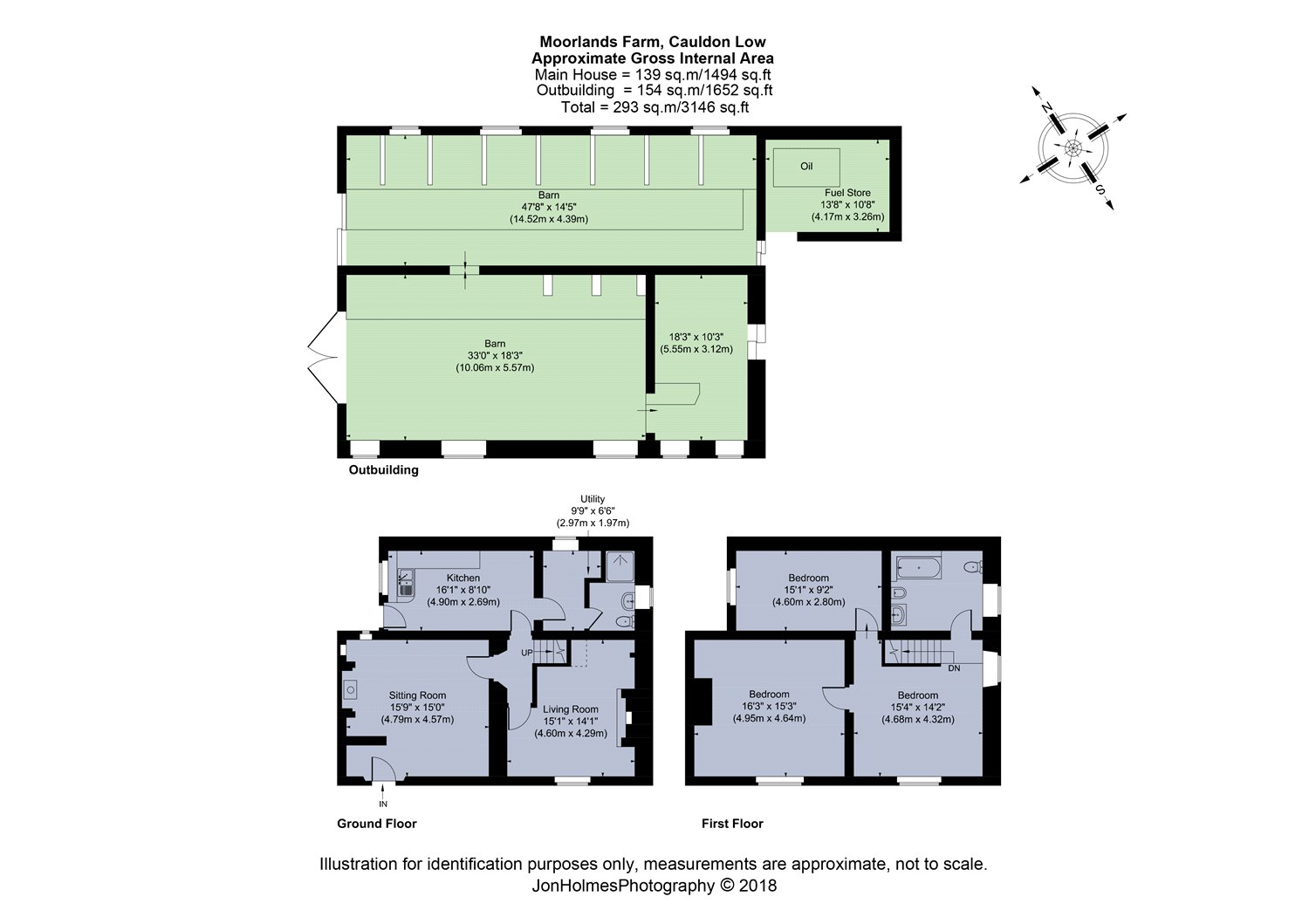 3 bed detached house for sale in Ellastone Road, Cauldon Low, StokeOnTrent ST10 Zoopla
