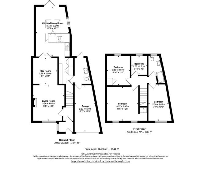 11, Grove Road, Ware floorplan
