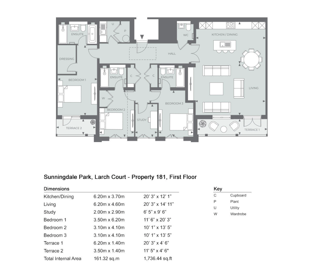 Sunningdale Park, Sunningdale Park, Larch Avenue, Ascot floorplan