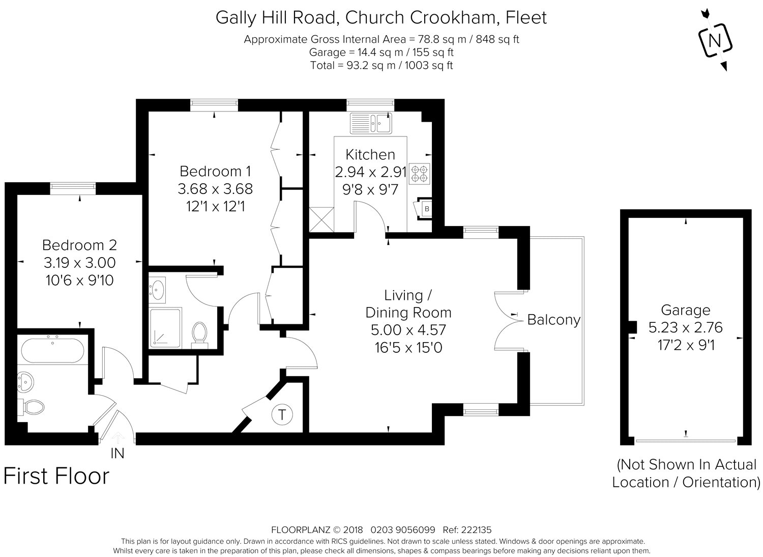 2 Bedrooms Flat for sale in Tall Pines, Gally Hill Road, Fleet GU52