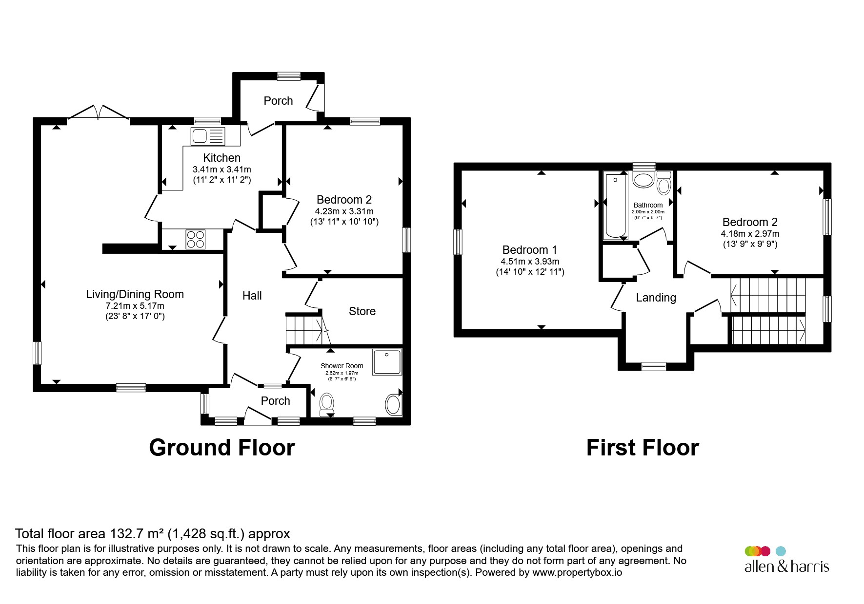2, Broomfield Avenue, Glasgow floorplan