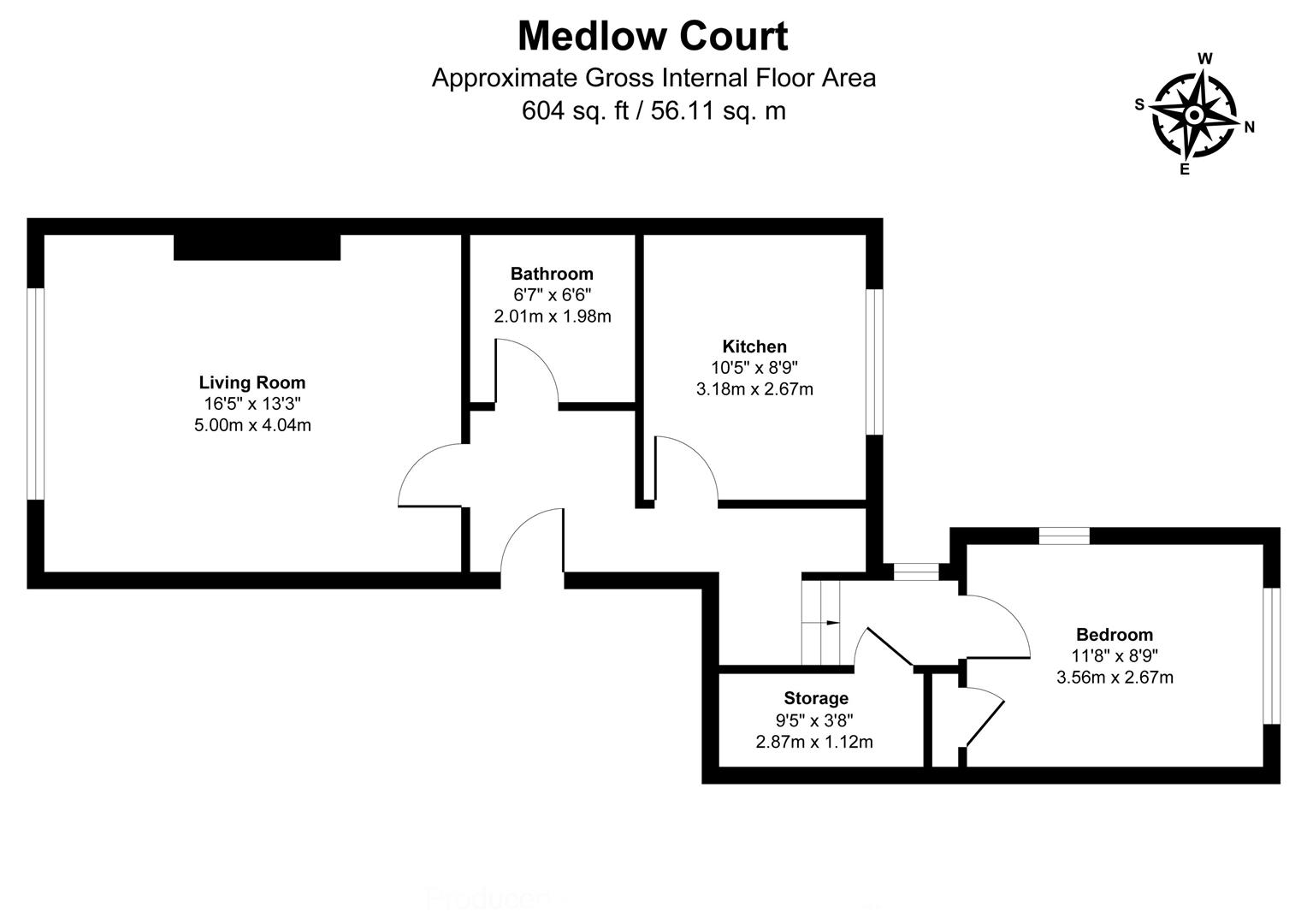 Flat 18, Medlow Court 56-59, Eversfield Place, St. Leonards-On-Sea floorplan