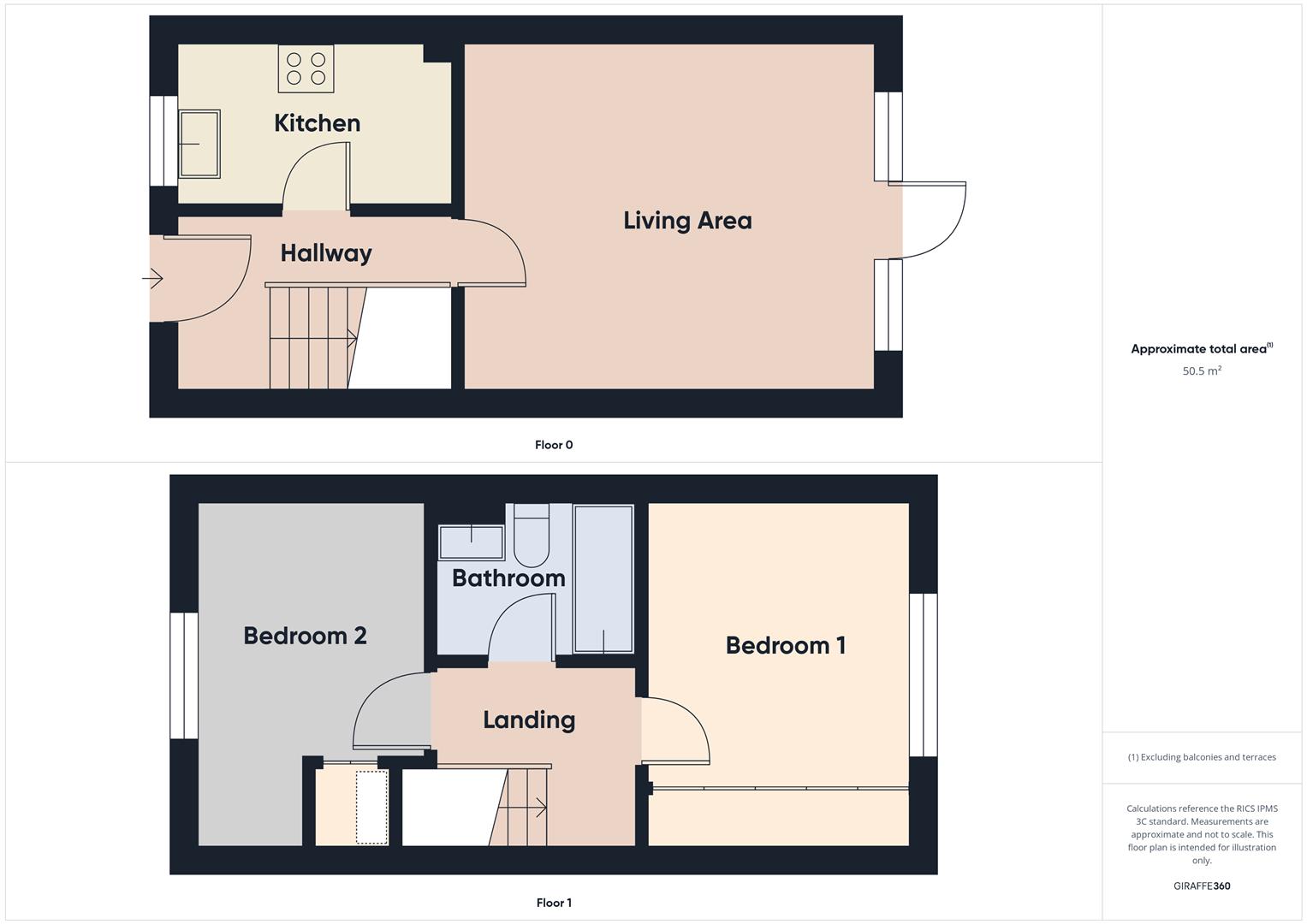 44, Pettys Close, Cheshunt floorplan