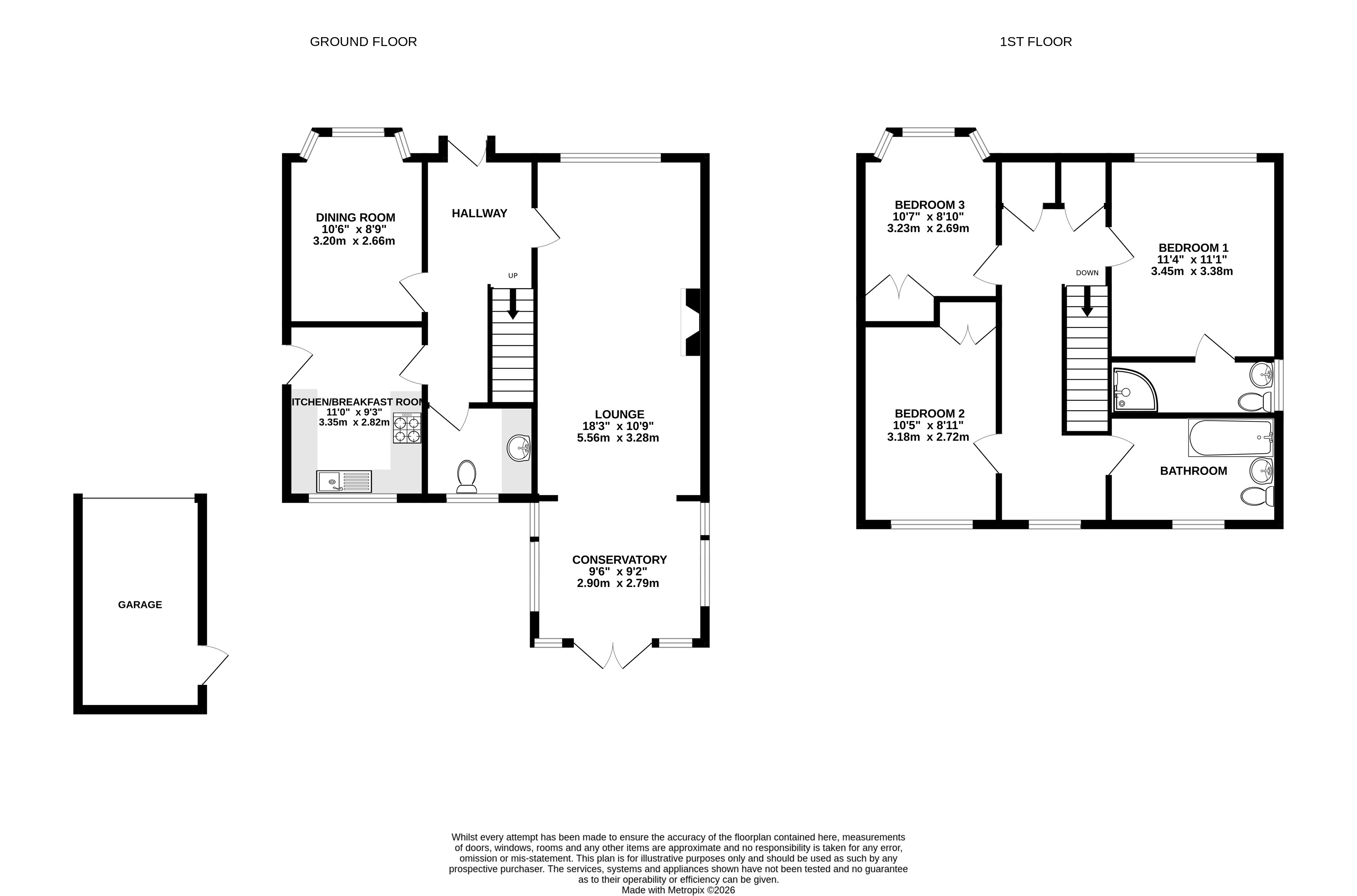 3, Toulouse Close, Surrey floorplan