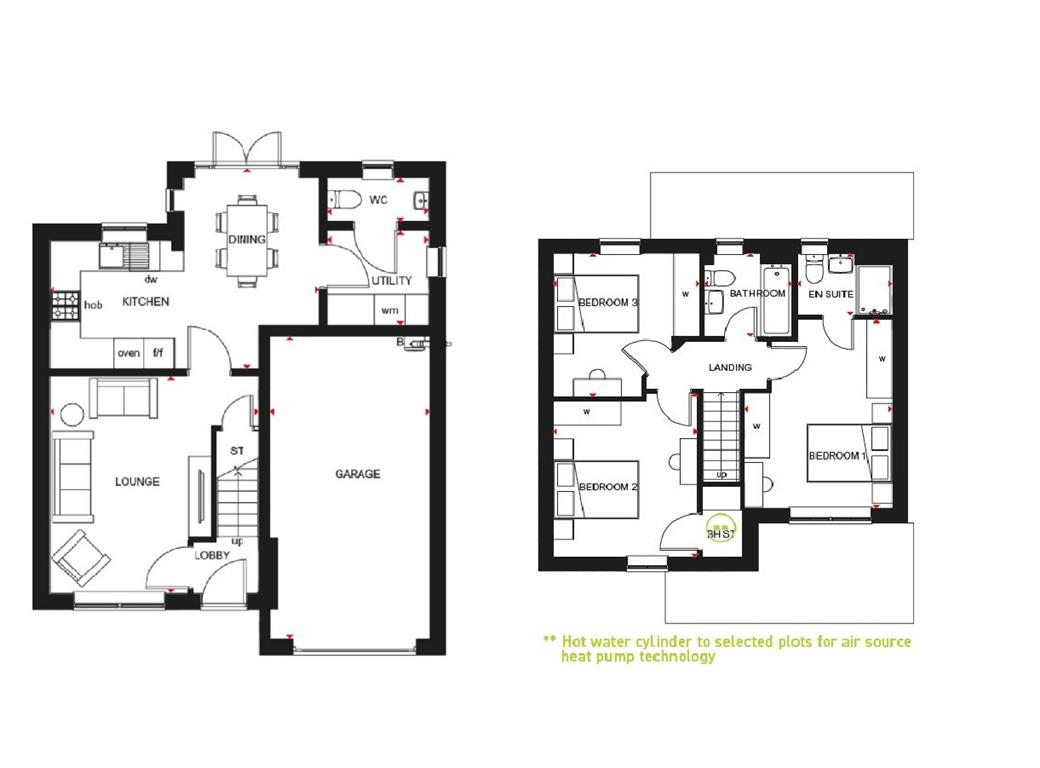 Plot 157, The Bewdley, Lakeside, Eastrea Road, Peterborough floorplan