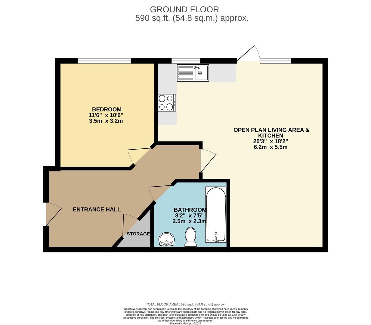 27, Lockwood Place, Chingford floorplan